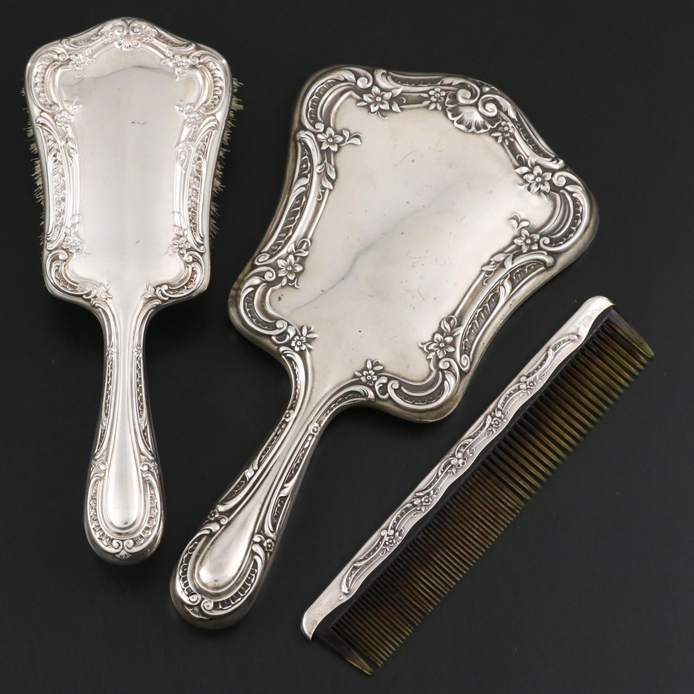 Gorham Sterling Silver Vanity Set, Early to Mid-20th Century