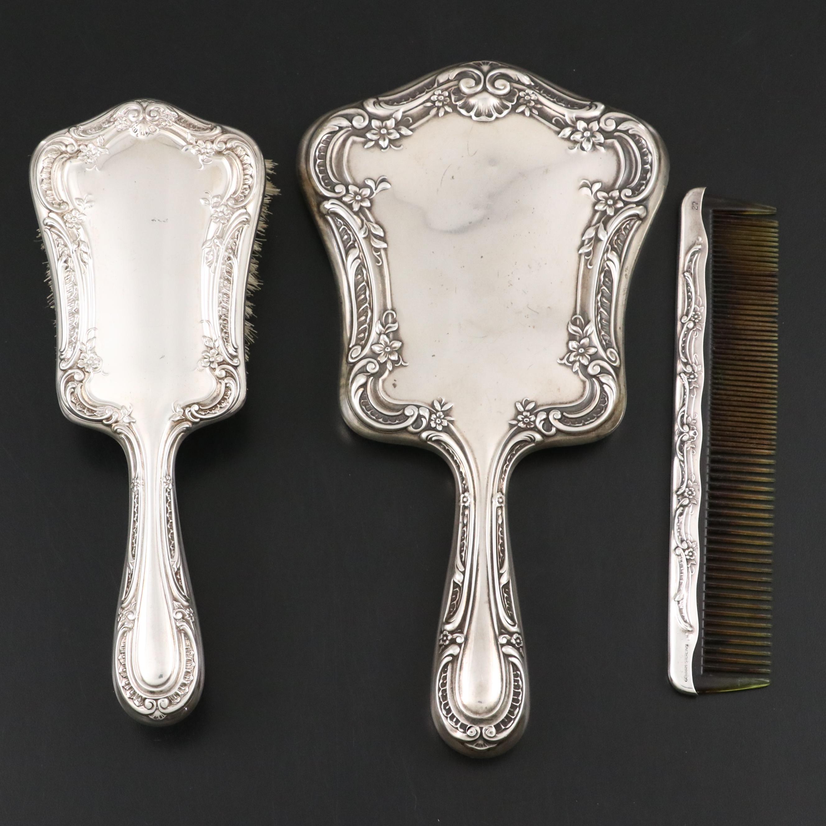 Gorham Sterling Silver Vanity Set, Early to Mid-20th Century
