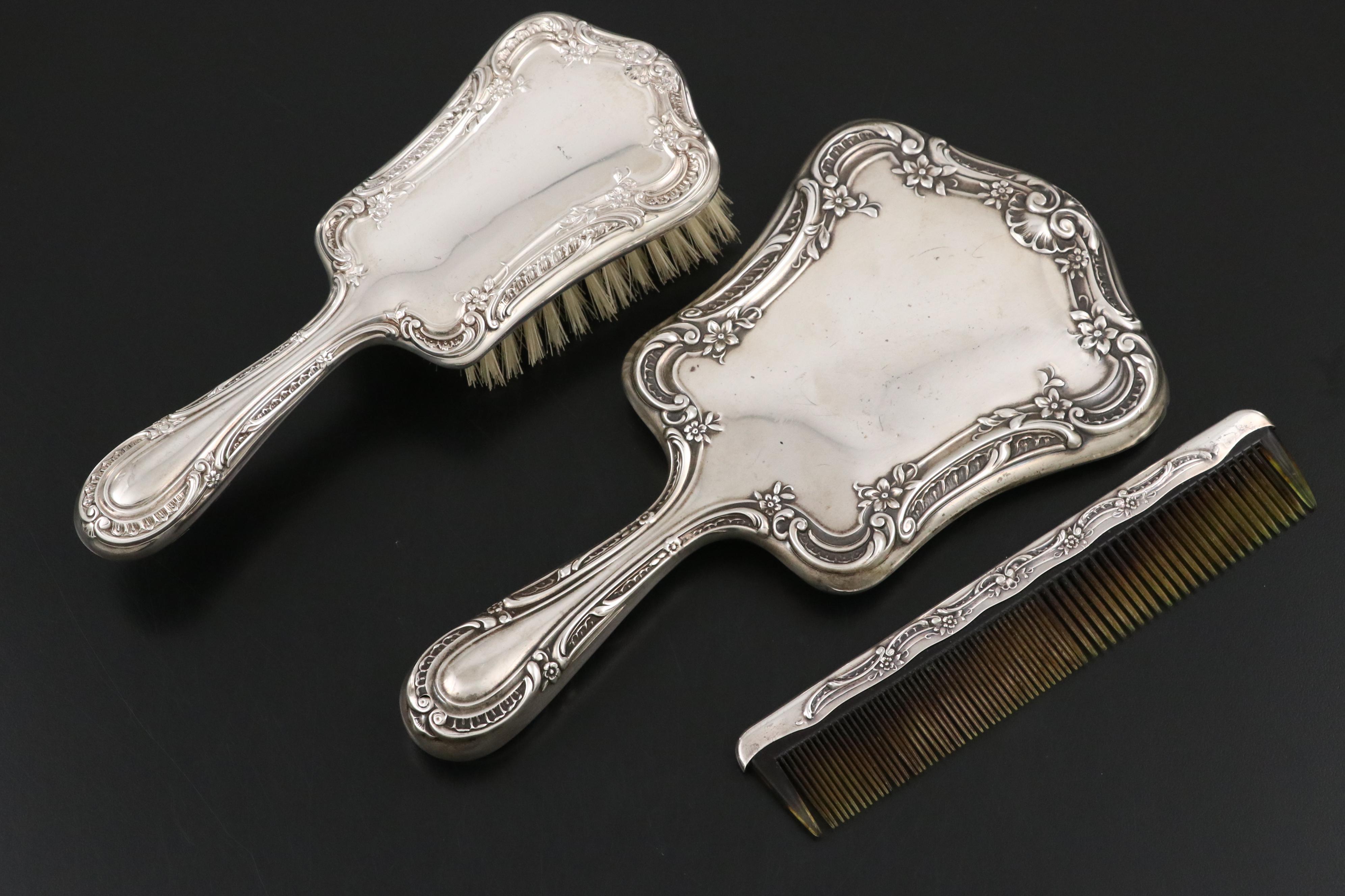 Gorham Sterling Silver Vanity Set, Early to Mid-20th Century