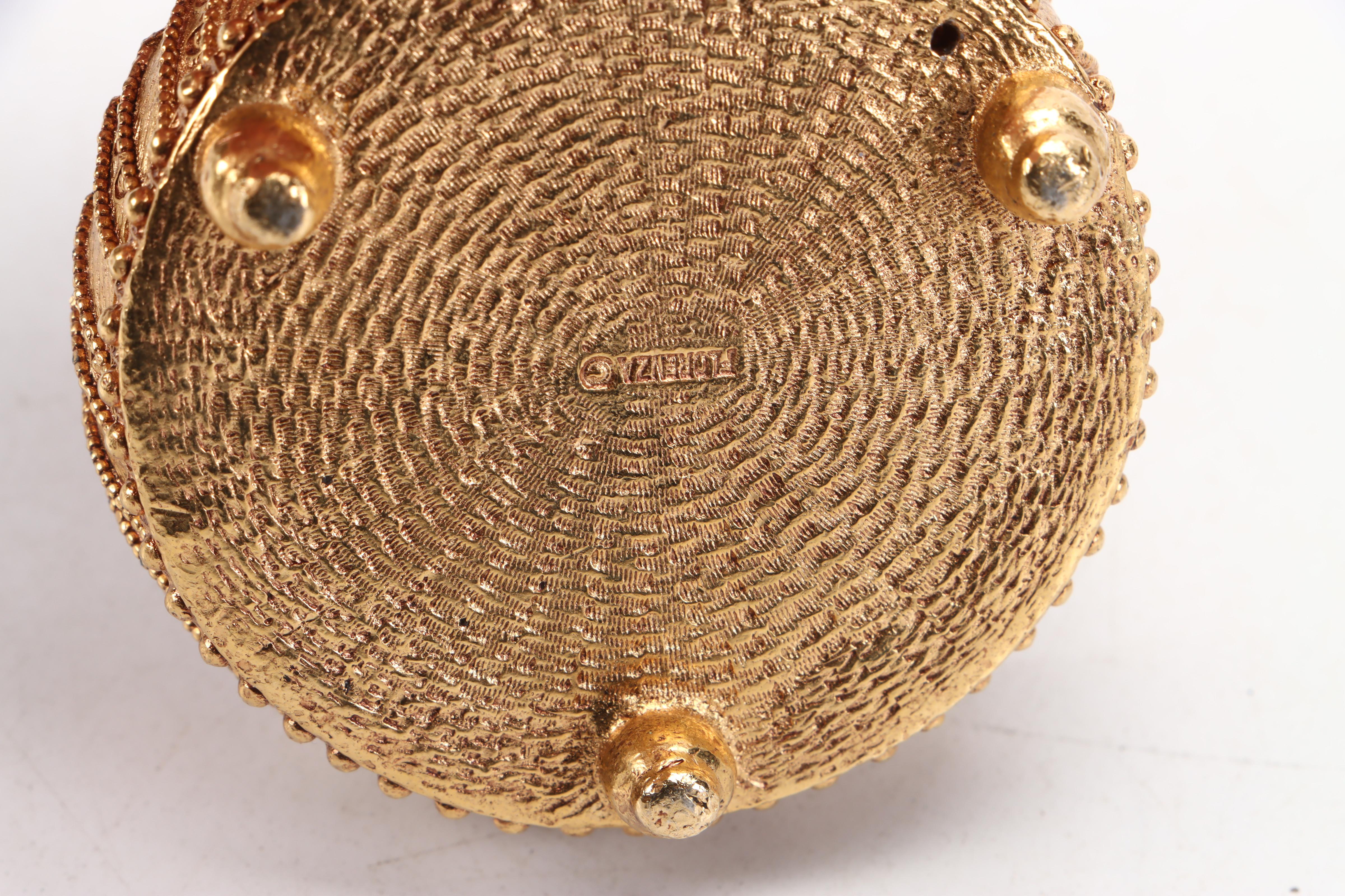 Early German Travel Alarm Clock with Florenza Jewelry Casket