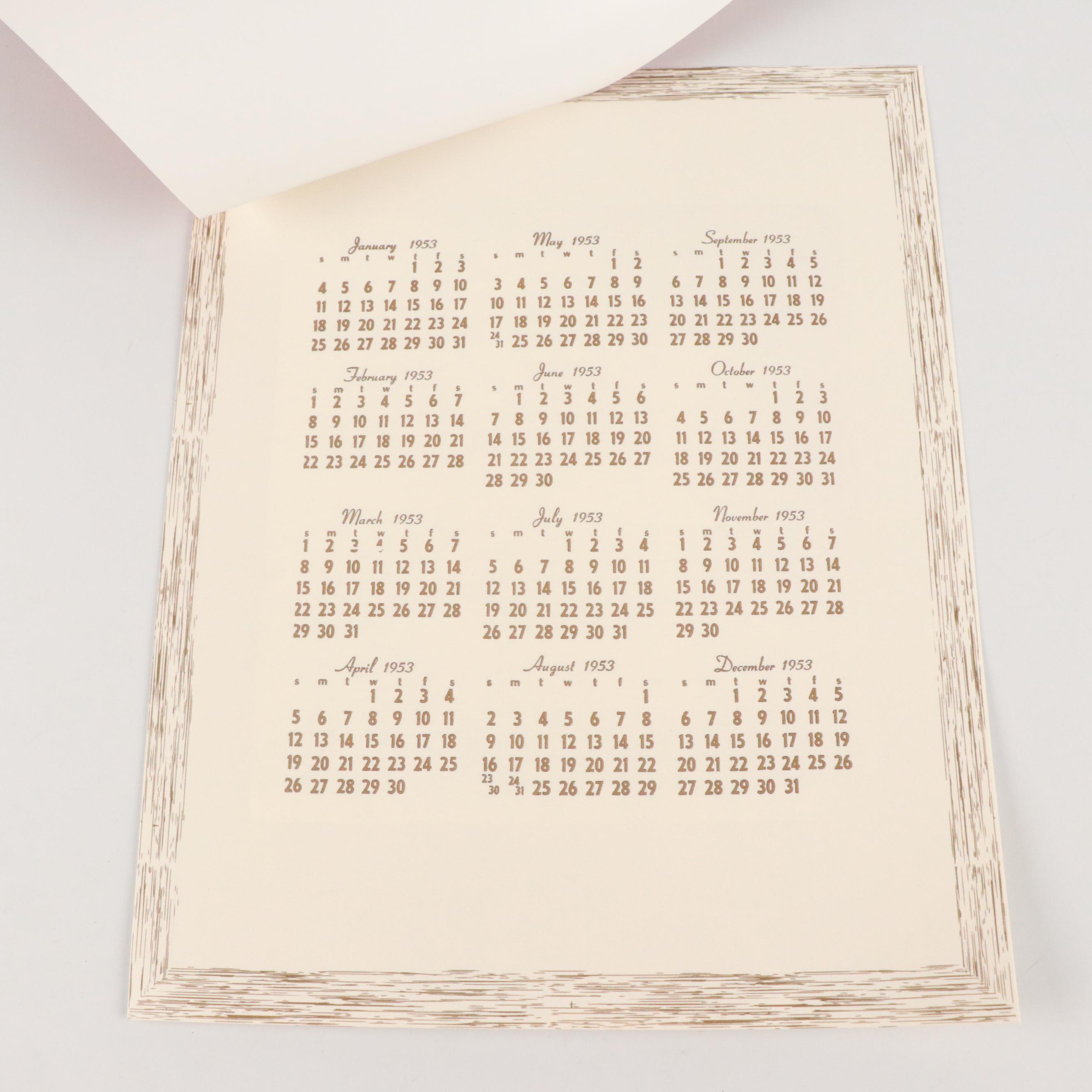 Marilyn Monroe Pin-Up Calendar