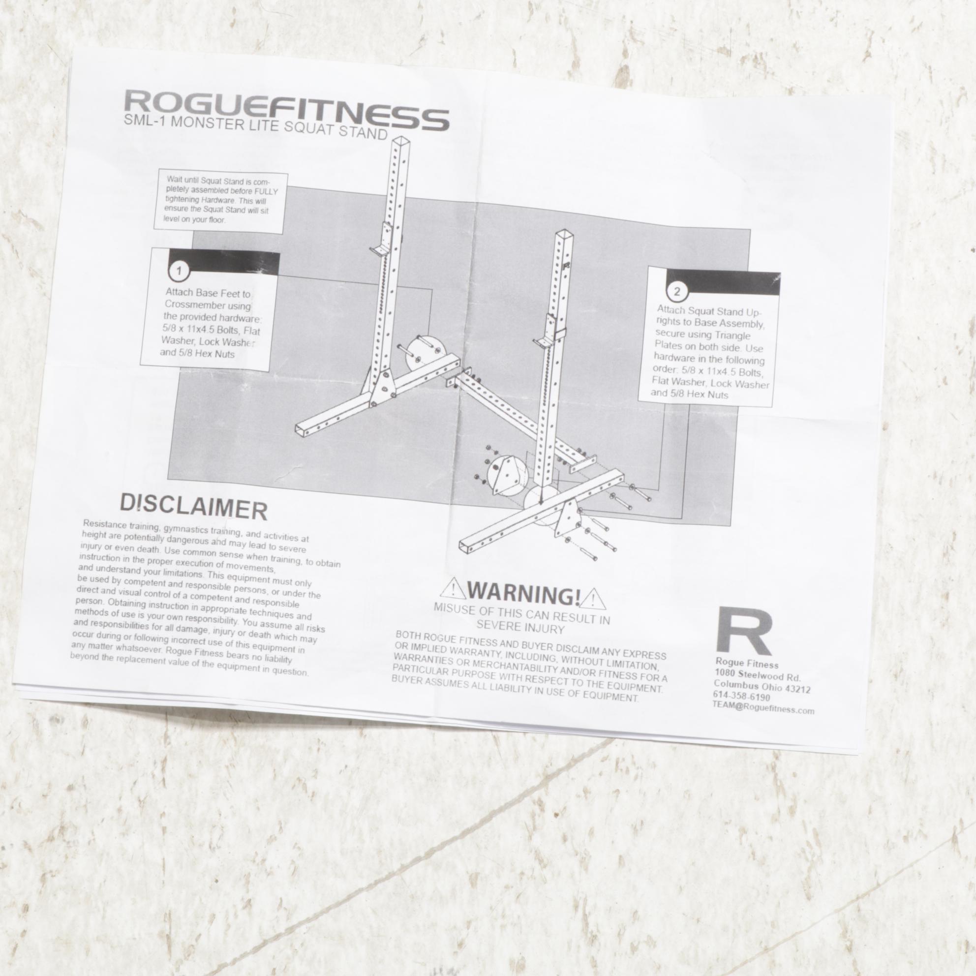 Rogue Fitness Adjustable Squat Stand, 21st Century