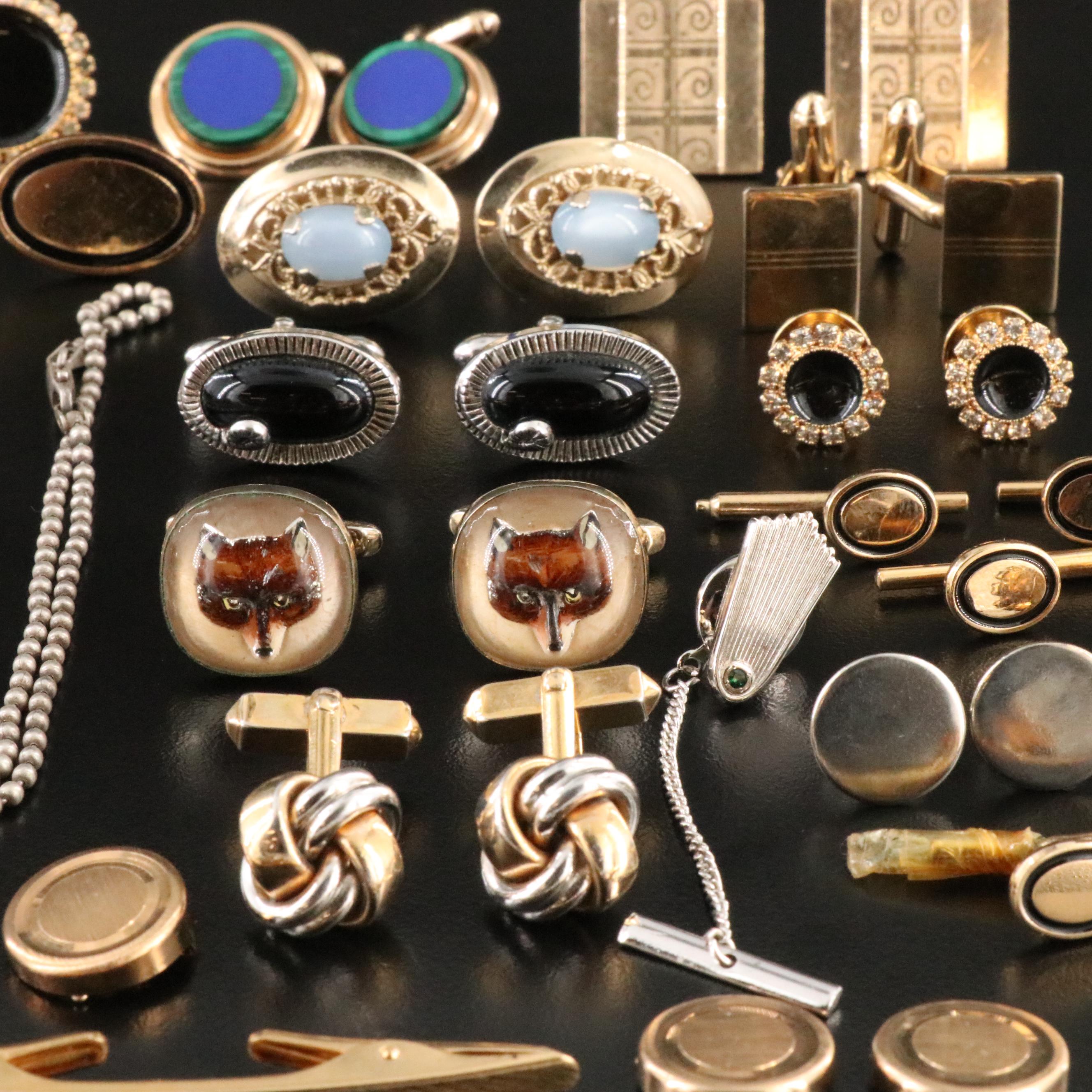 Jewelry Collection Including Lapis Lazuli, Malachite and Shark Tooth