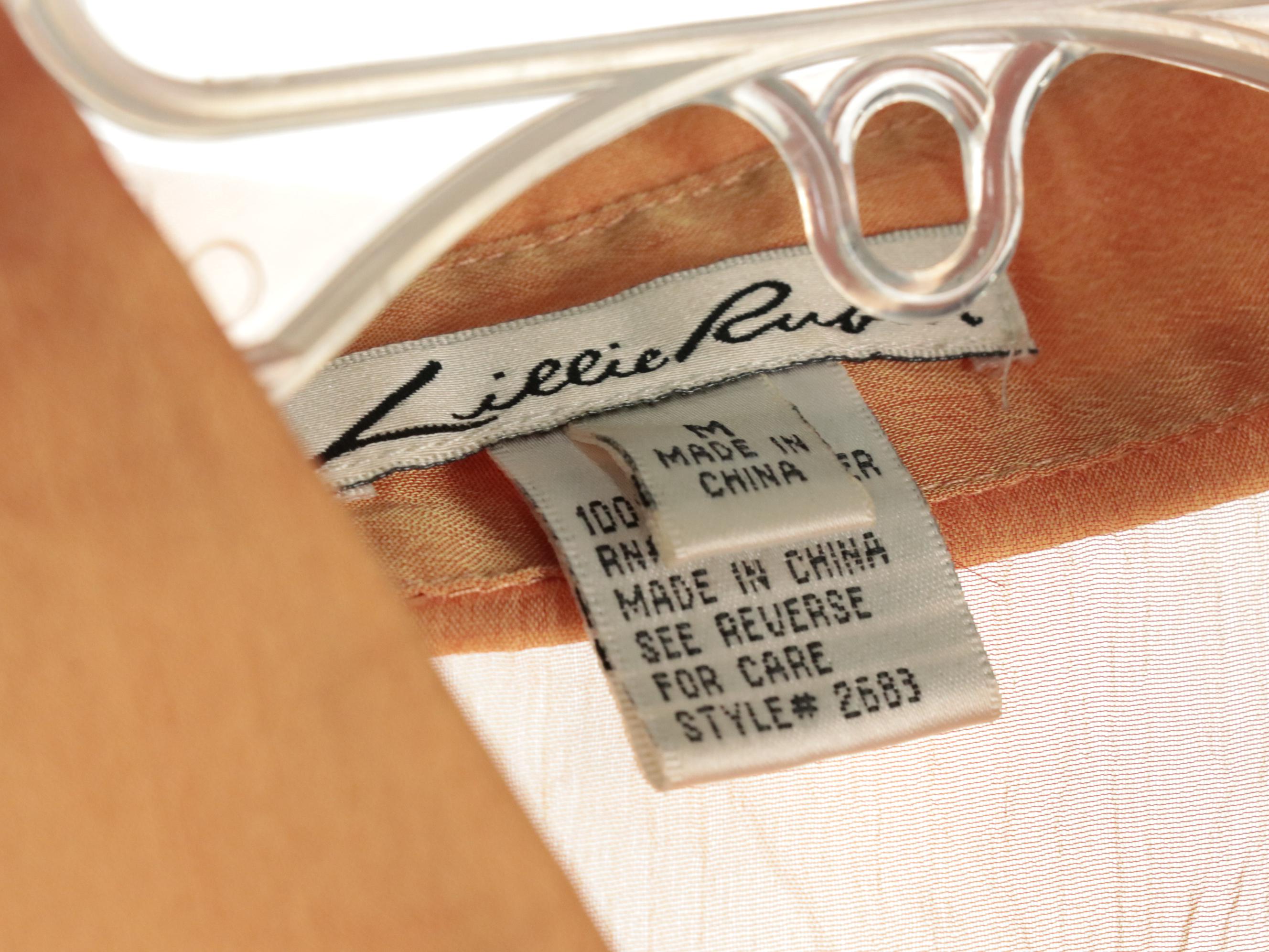 Lillie Rubin, Ferruche & Other Silk Long Sleeve Blouses W/ ILU & Other Trousers