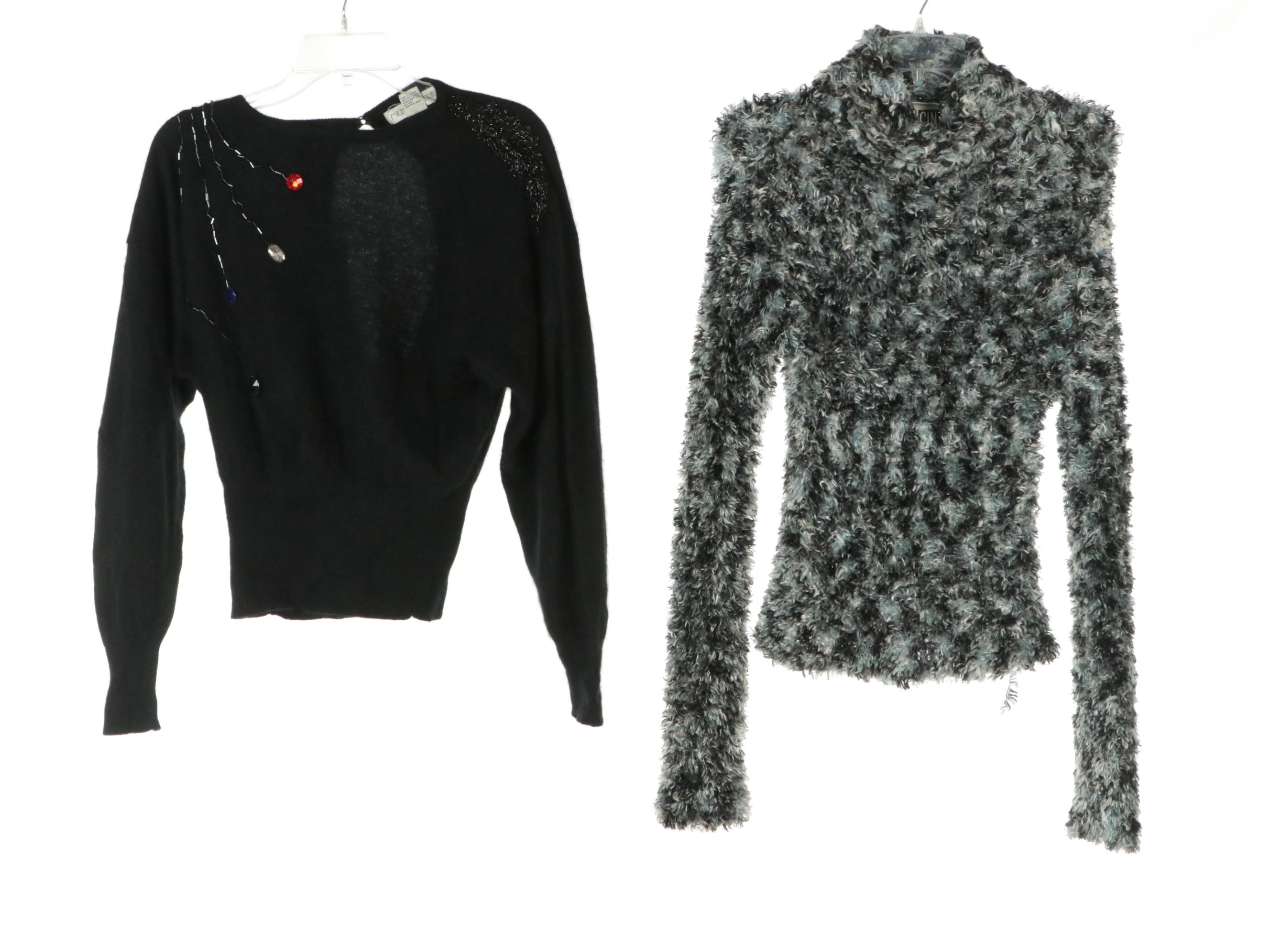 Michael Carrie Lambswool/Rabbit Hair Sweater, Theory Jacket, With Tags & More