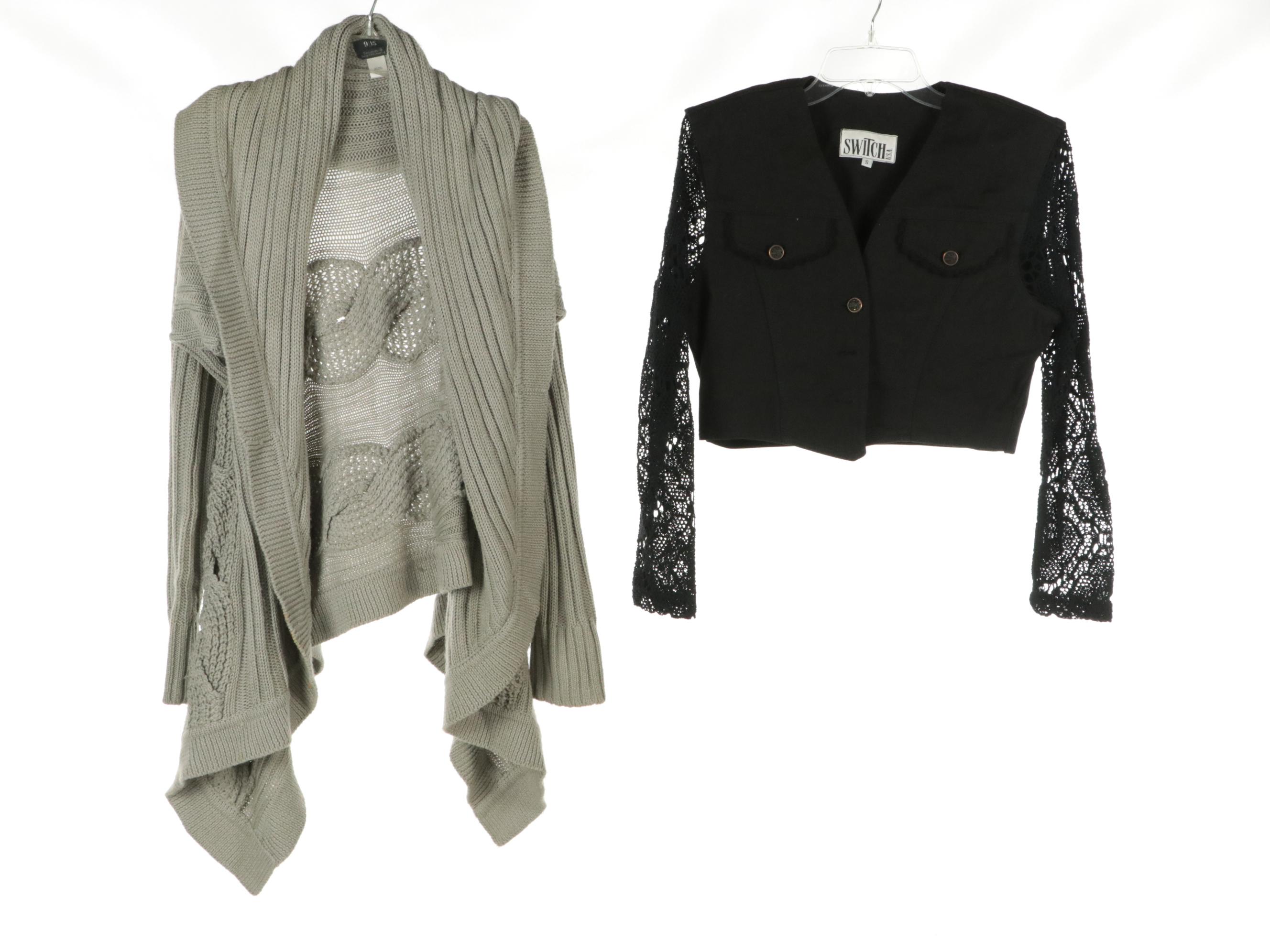 Michael Carrie Lambswool/Rabbit Hair Sweater, Theory Jacket, With Tags & More