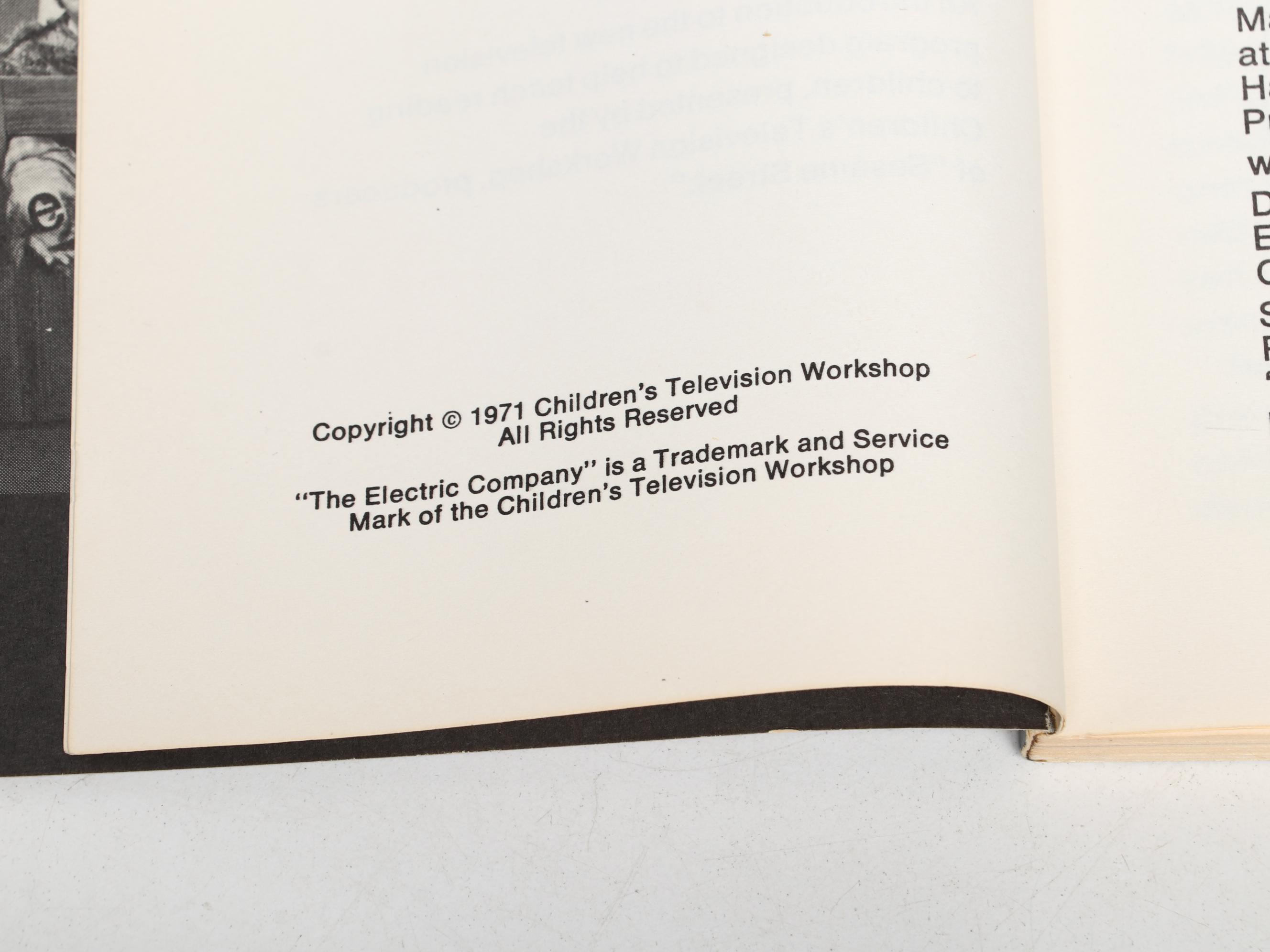 Irene Cara Estate Personal Copy of "The Electric Company" Premiere Book, 1971