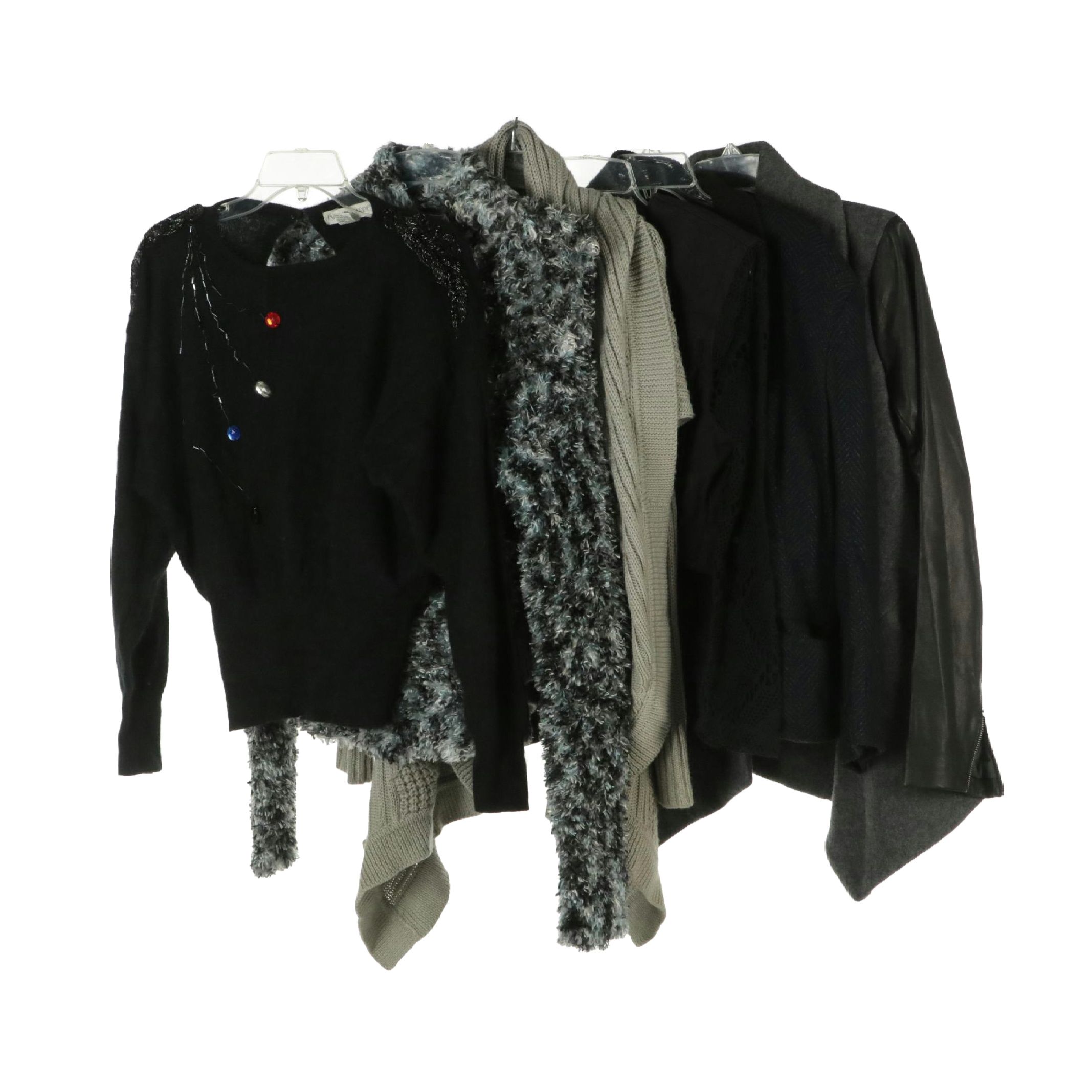Michael Carrie Lambswool/Rabbit Hair Sweater, Theory Jacket, With Tags & More