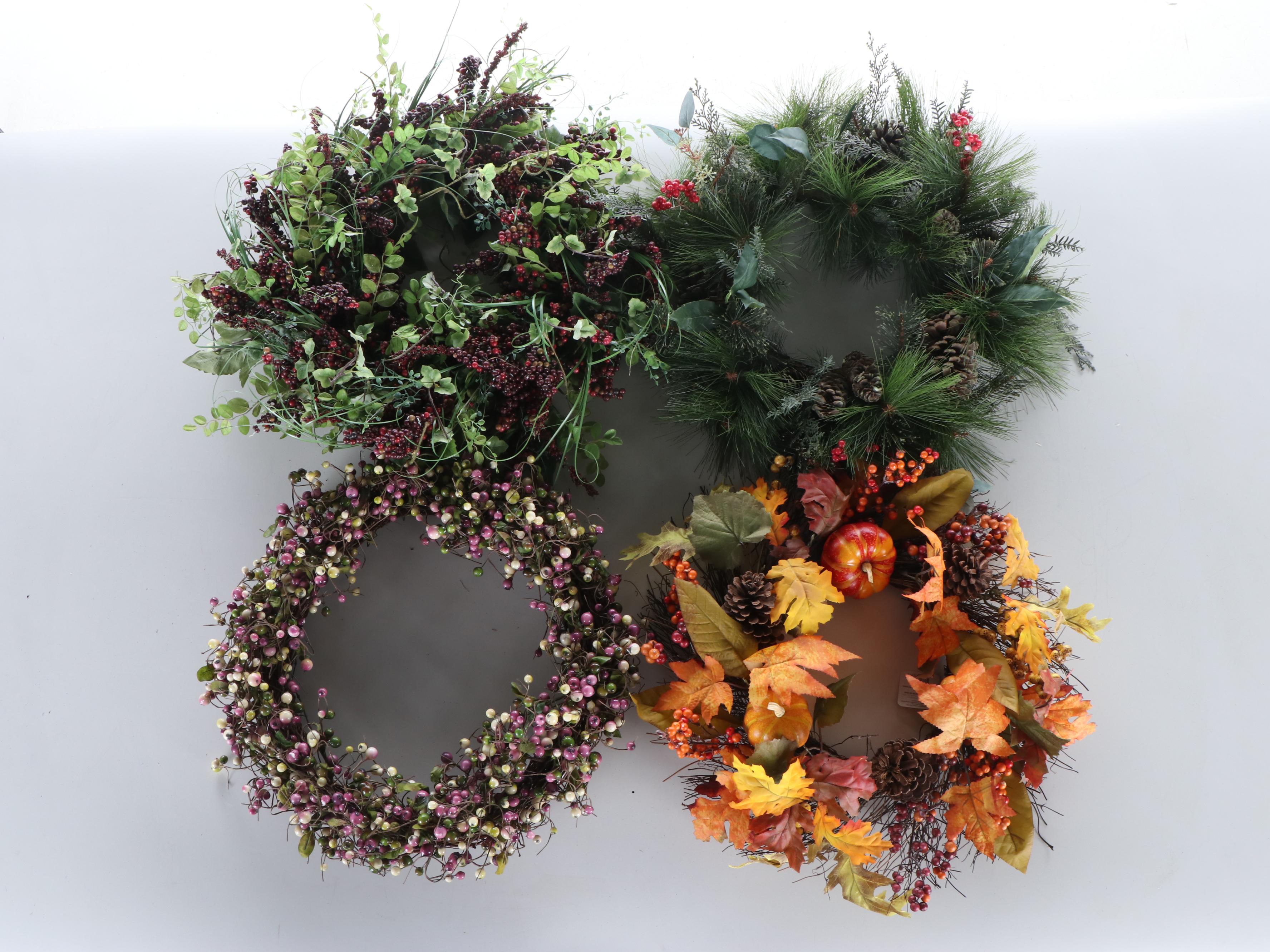 Christmas, Fall, Spring and Other Seasonal Wreaths