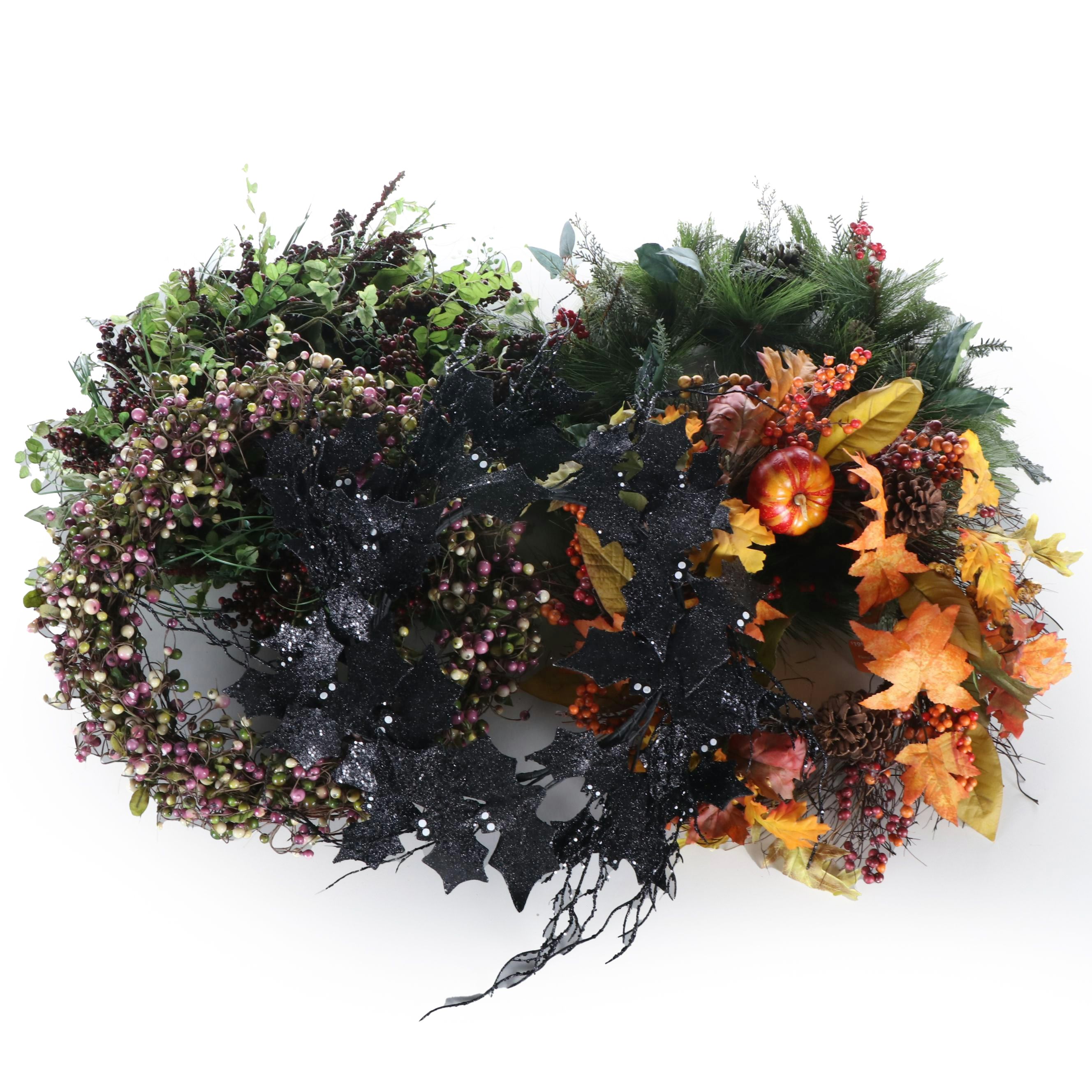 Christmas, Fall, Spring and Other Seasonal Wreaths