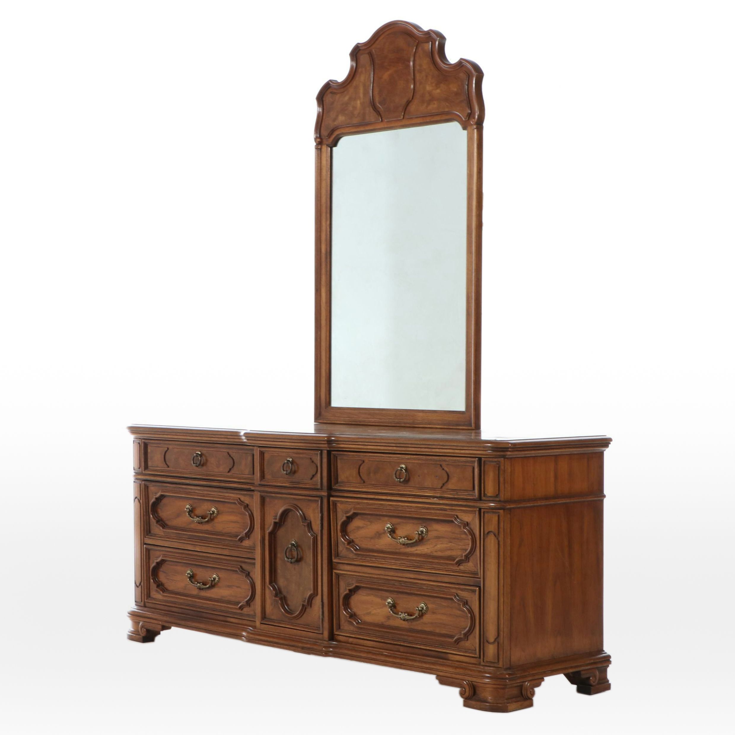 Thomasville Mediterranean Style Dresser with Mirror