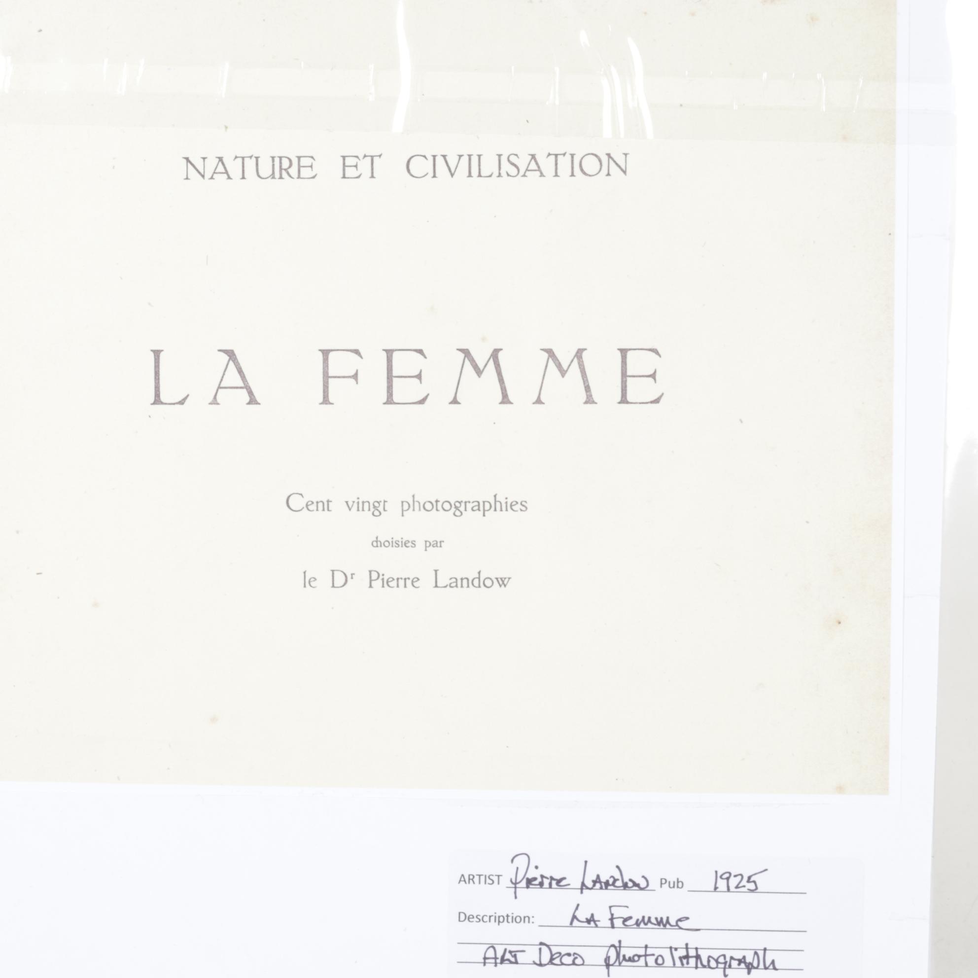 Nude Photogravure From "La Femme, Nature et Civilisation" 1925