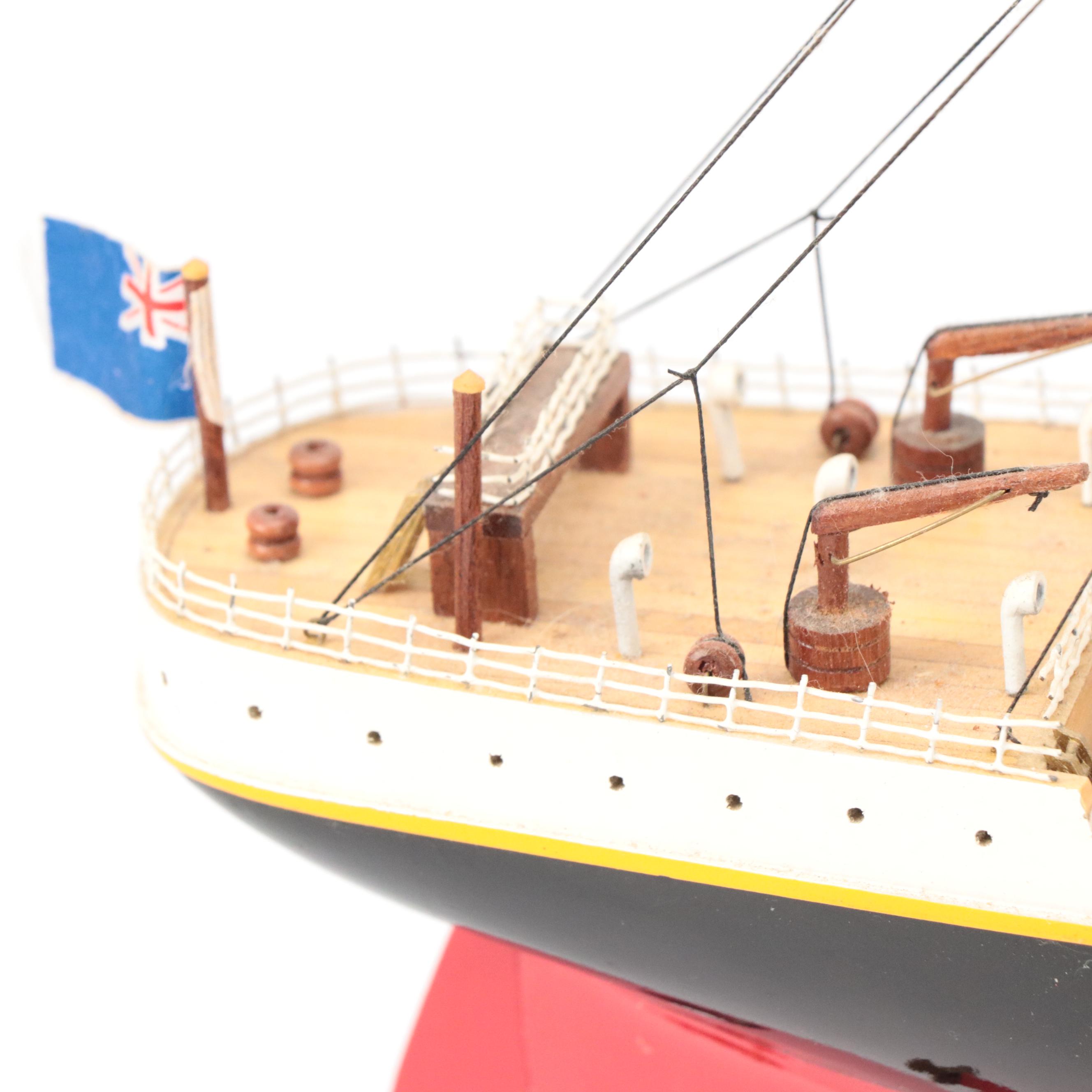 Handcrafted "RMS Titanic" Wooden Model