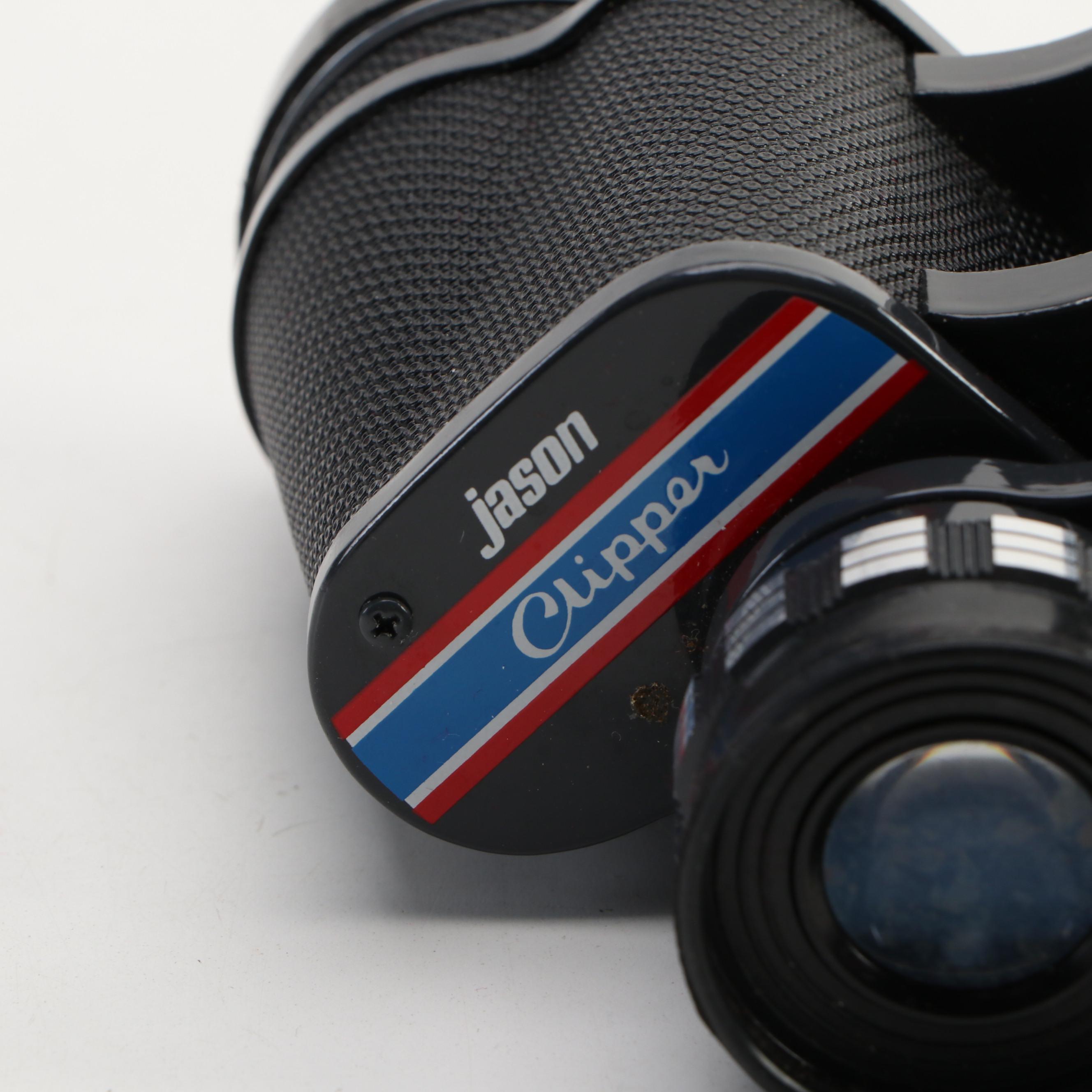 Jason Clipper 7x35 Binoculars in Case with Bushnell 3x25 Opera Glasses