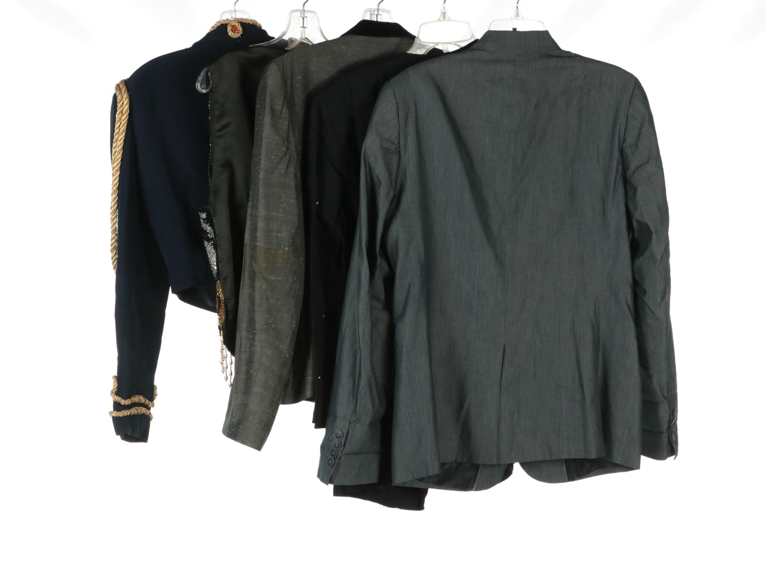 Caché Sequin Vest, Victoria Royal Cropped Blazer, Senso/Rampage Jackets, More