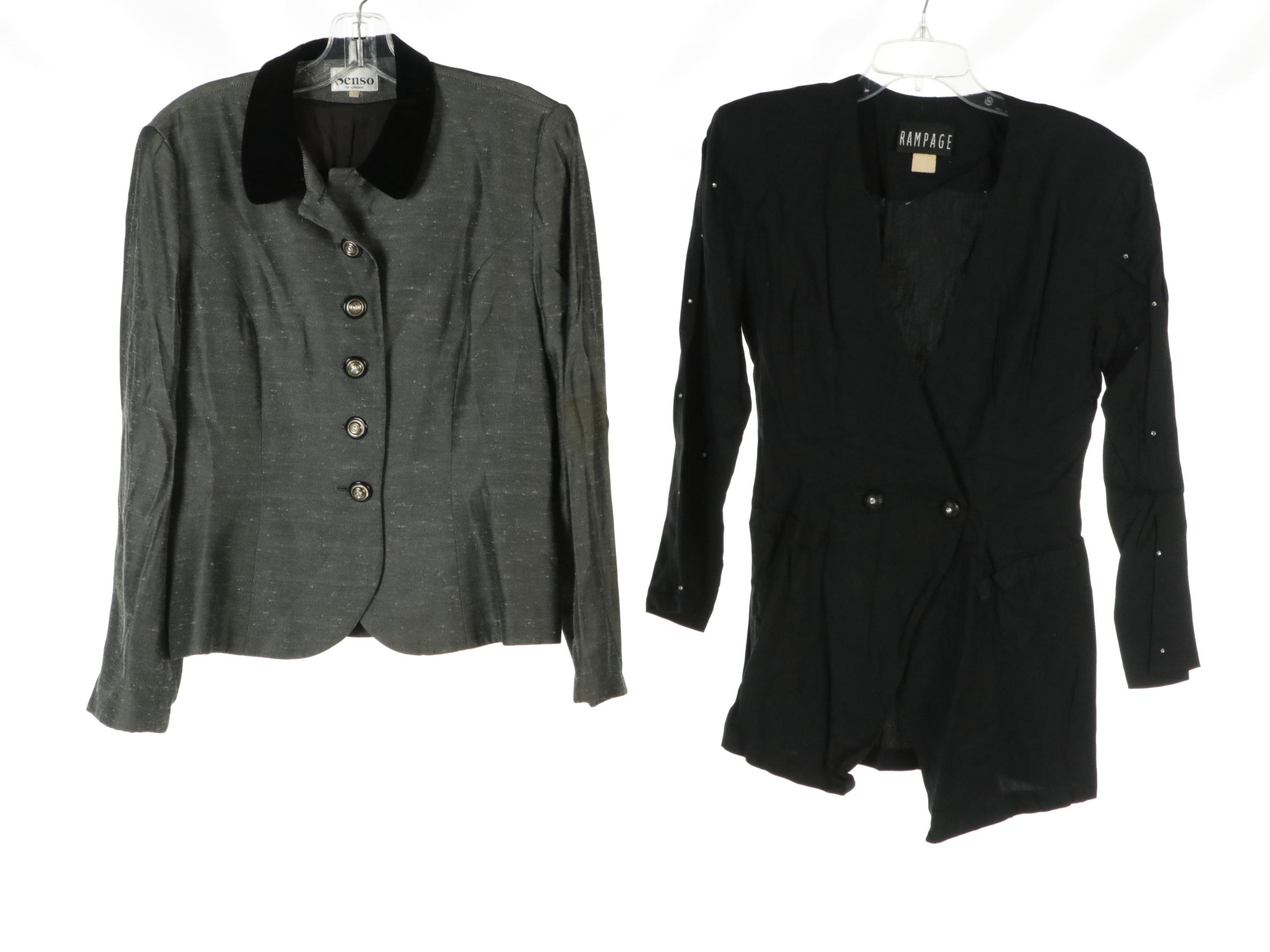 Caché Sequin Vest, Victoria Royal Cropped Blazer, Senso/Rampage Jackets, More
