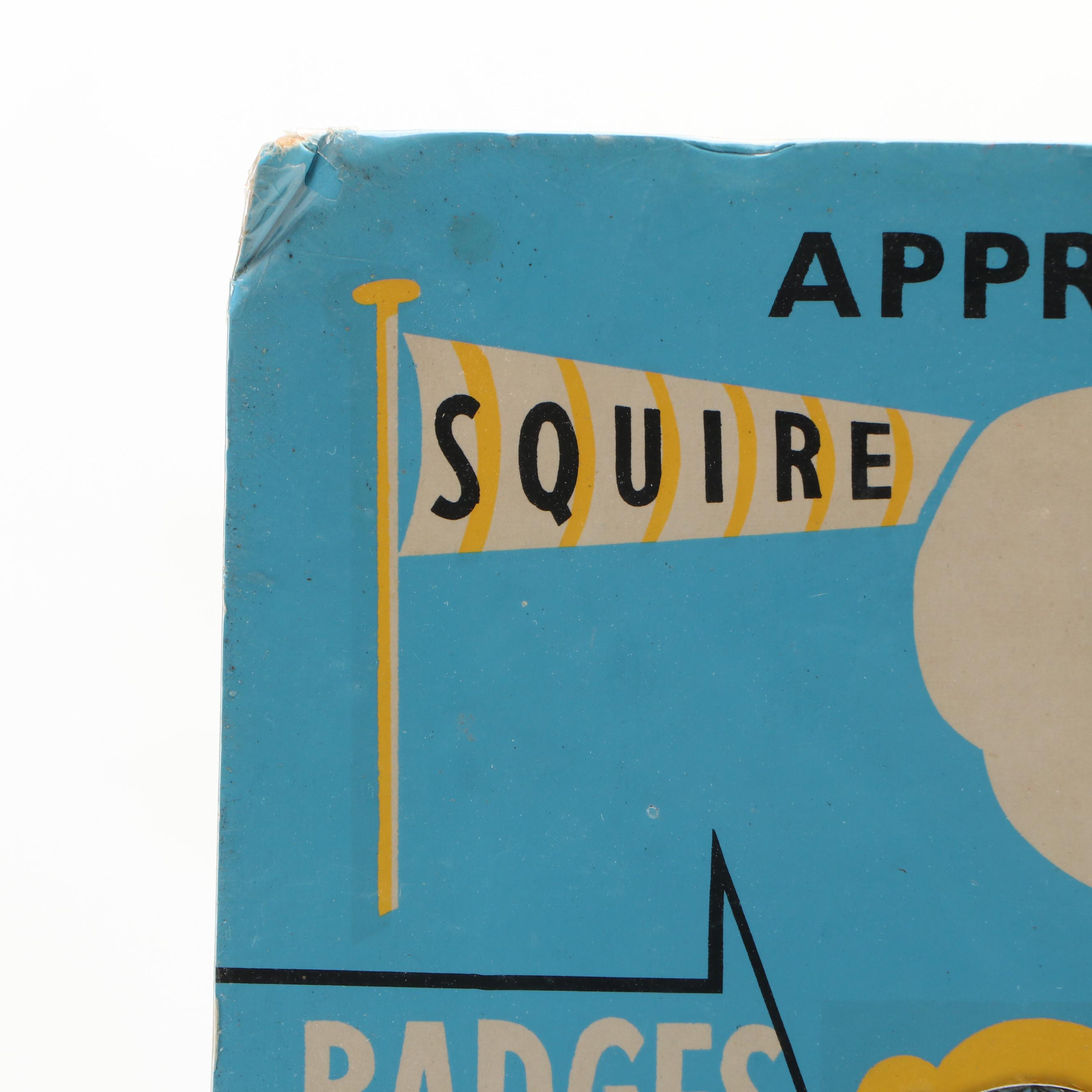 Squire Airline Badges Display Featuring Pan Am, Air France and More