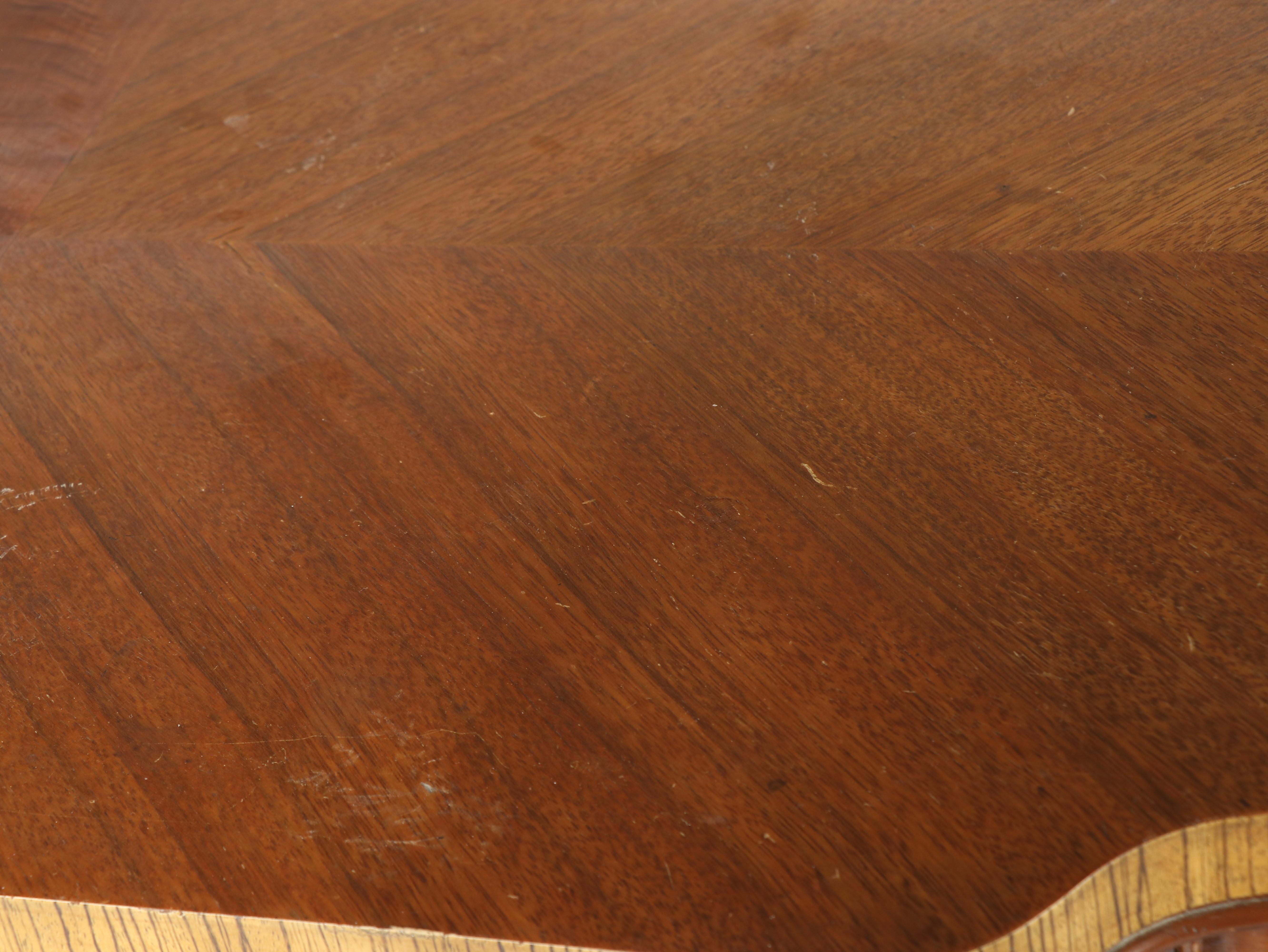 Art Deco Walnut and Marquetry Three-Drawer Chest, Circa 1930