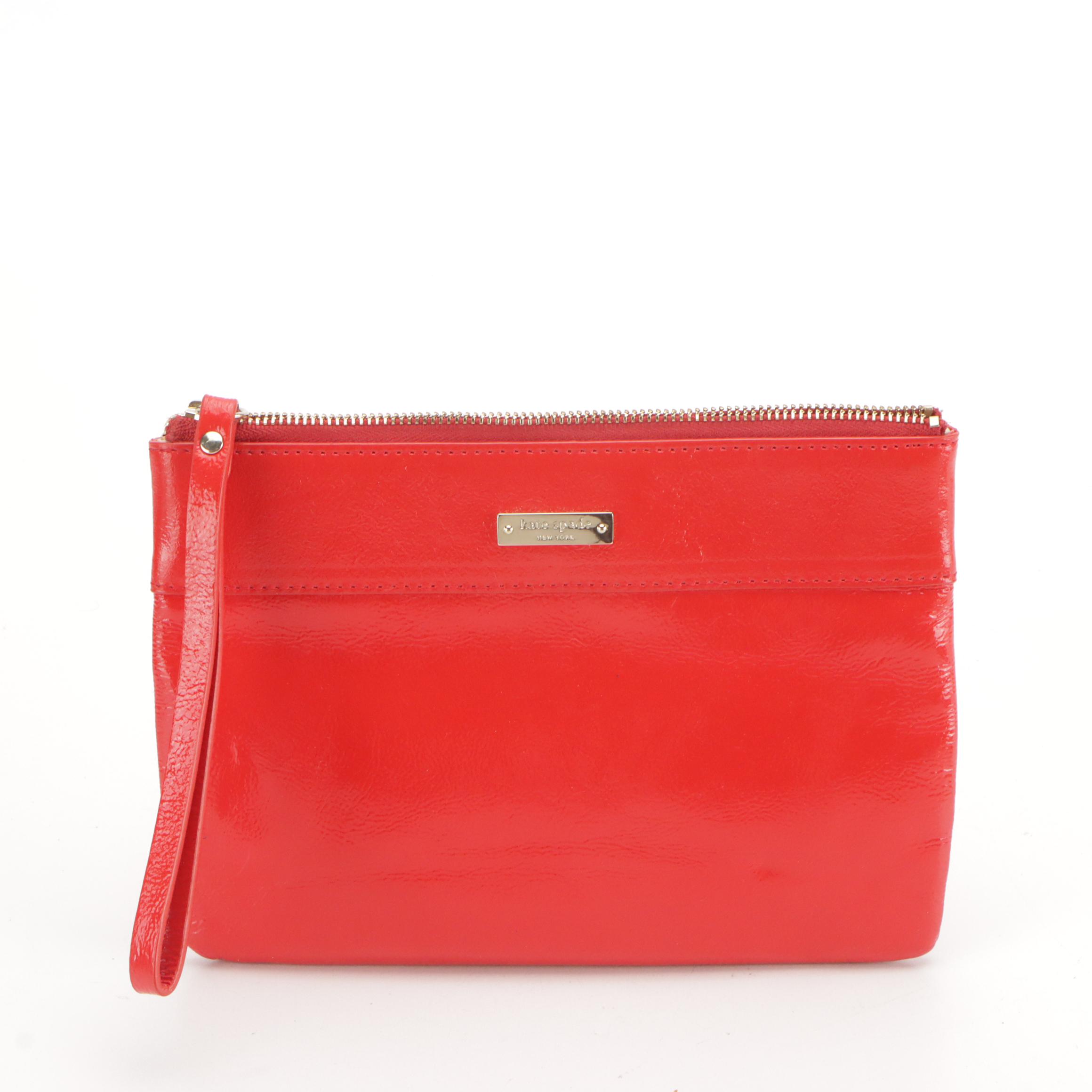 Furla Red Grained Leather Crossbody, Kate Spade Mikala Clutch and More with Tags