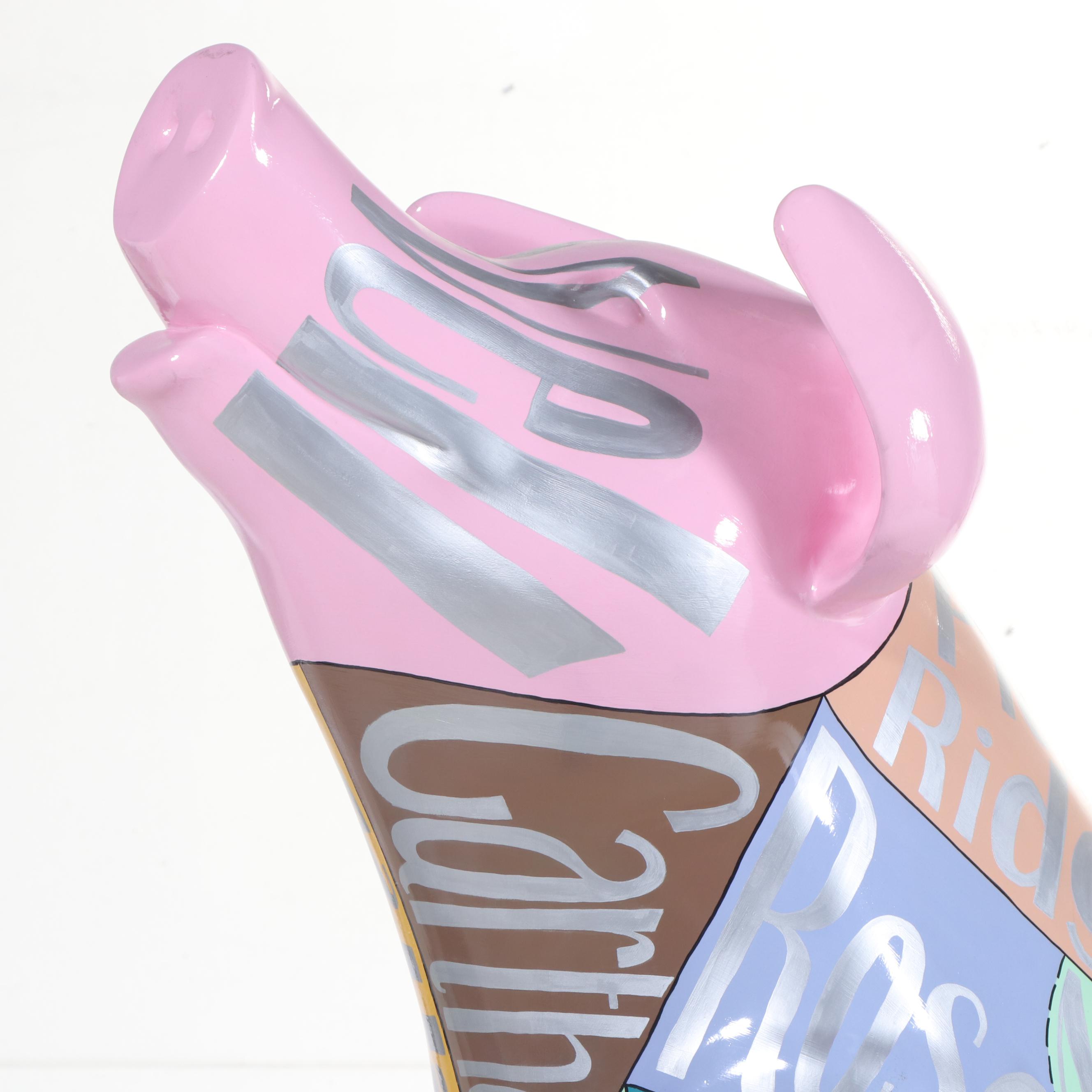 Kristin Baird Fiberglass Pig "A Cut Above the Rest," 2012