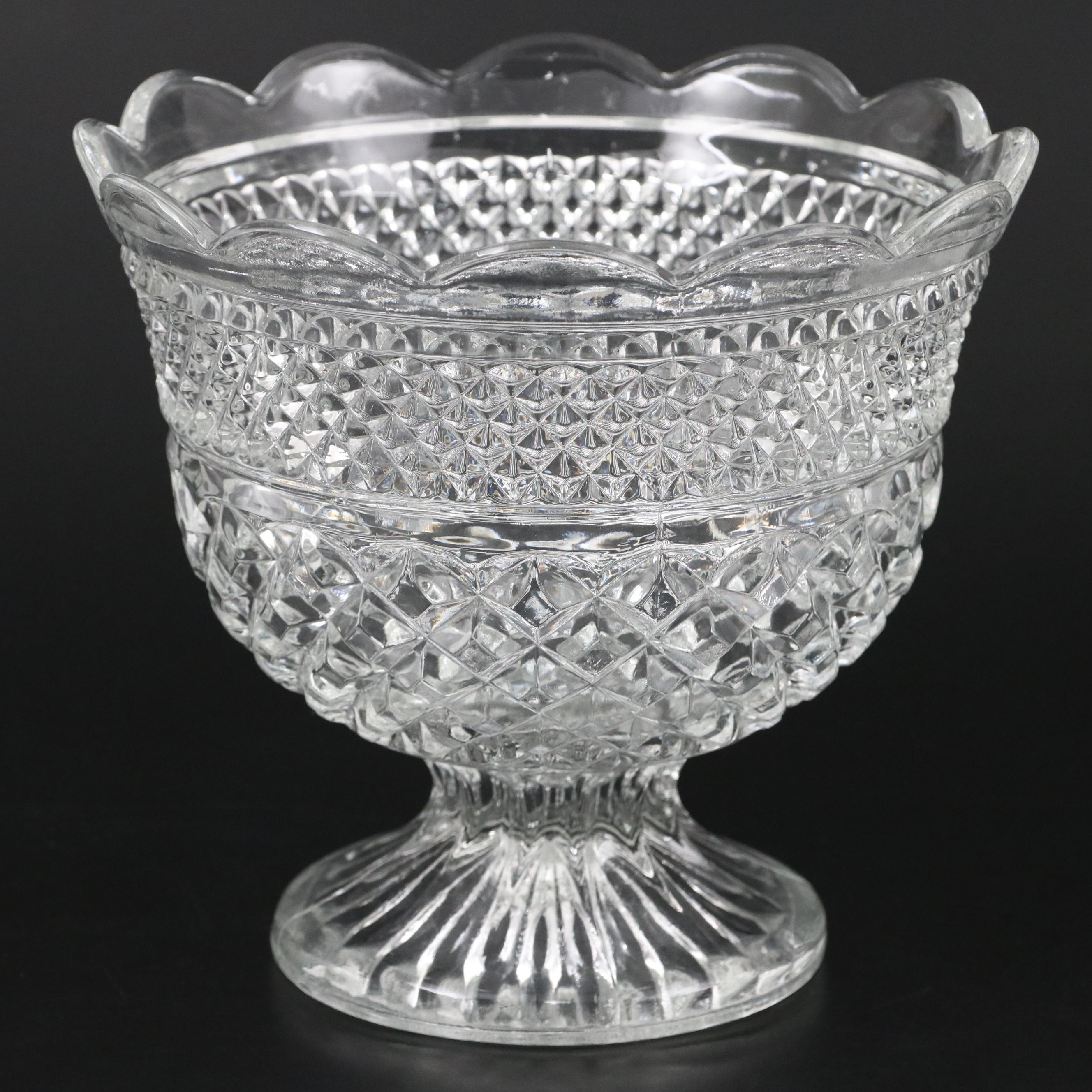 Anchor Hocking "Wexford" with Other Bowls and Candle Holders