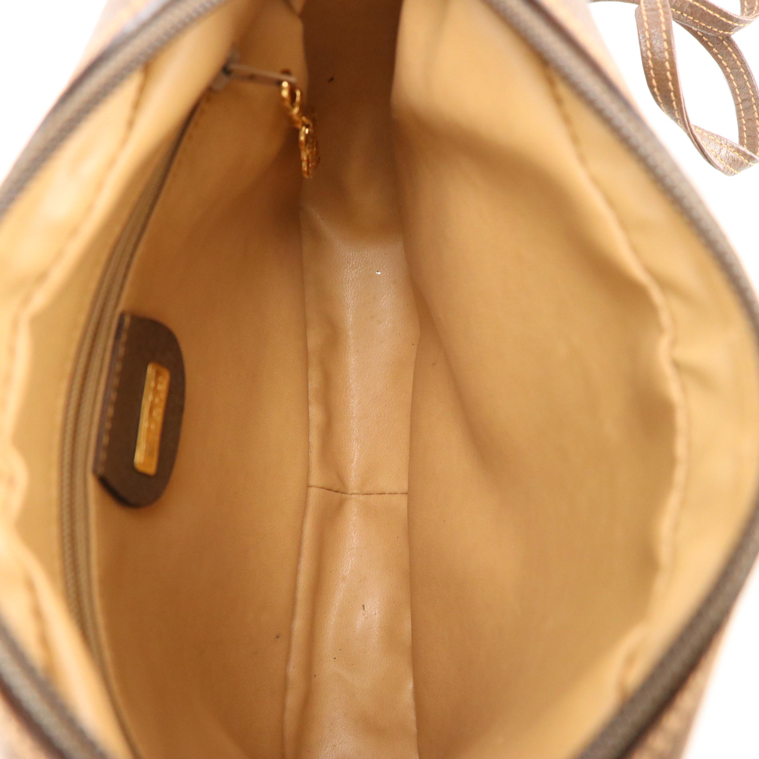 Gucci GG Supreme Canvas and Leather Crossbody Bag