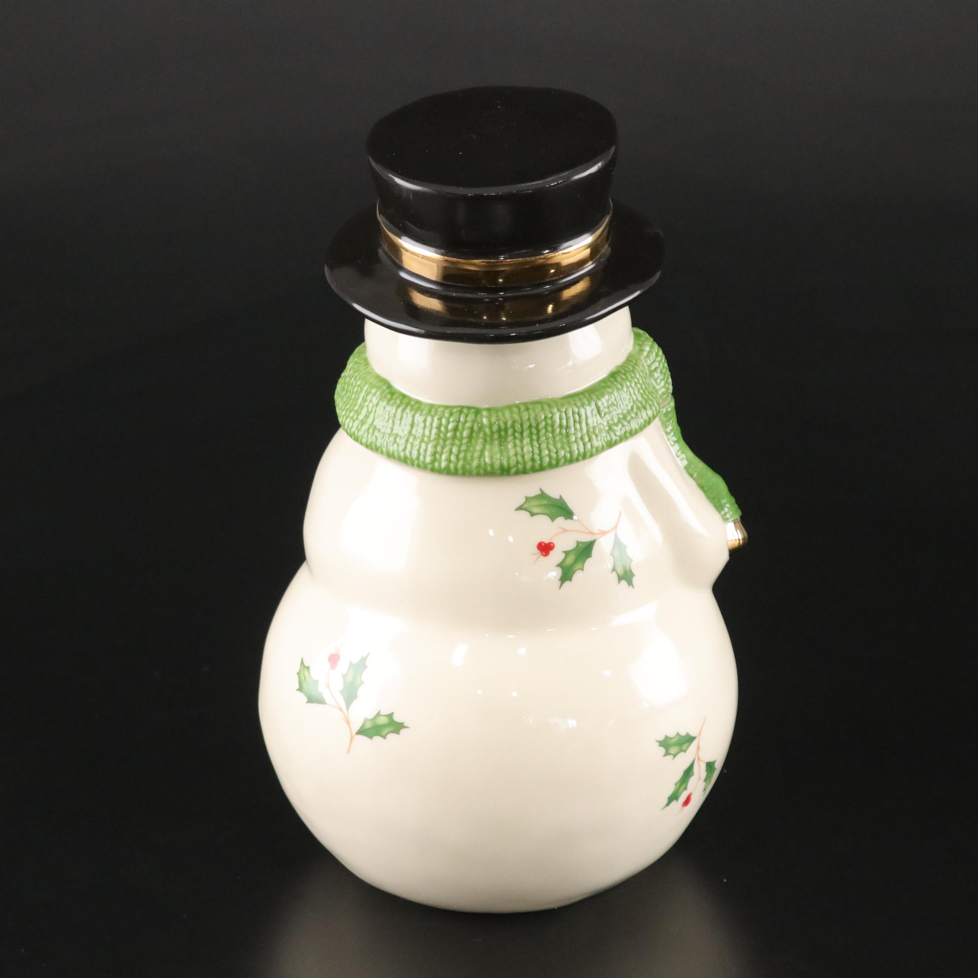 Lenox Musical Snowman Cookie Jar