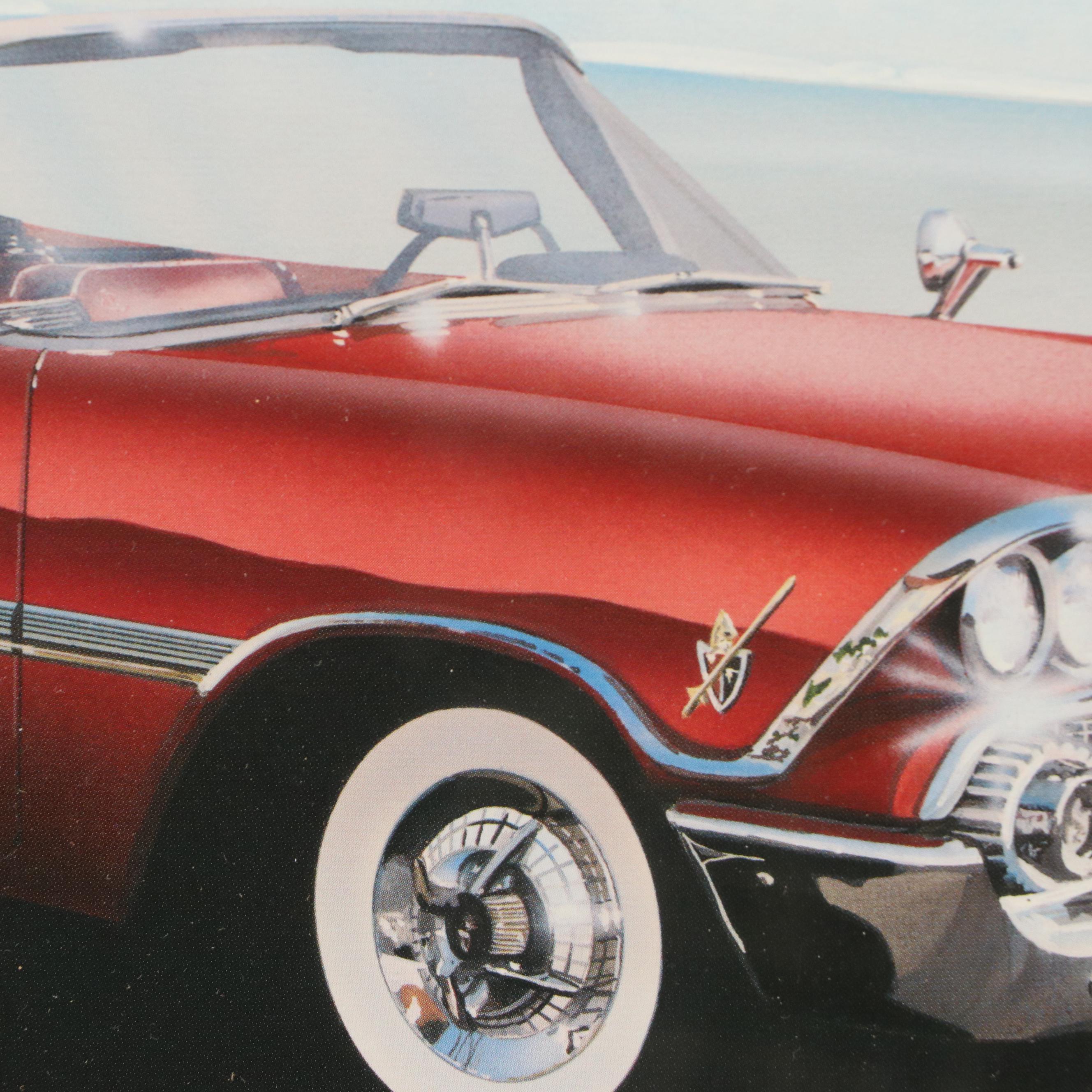 Automotive Offset Lithographs Including "1957 Plymouth"