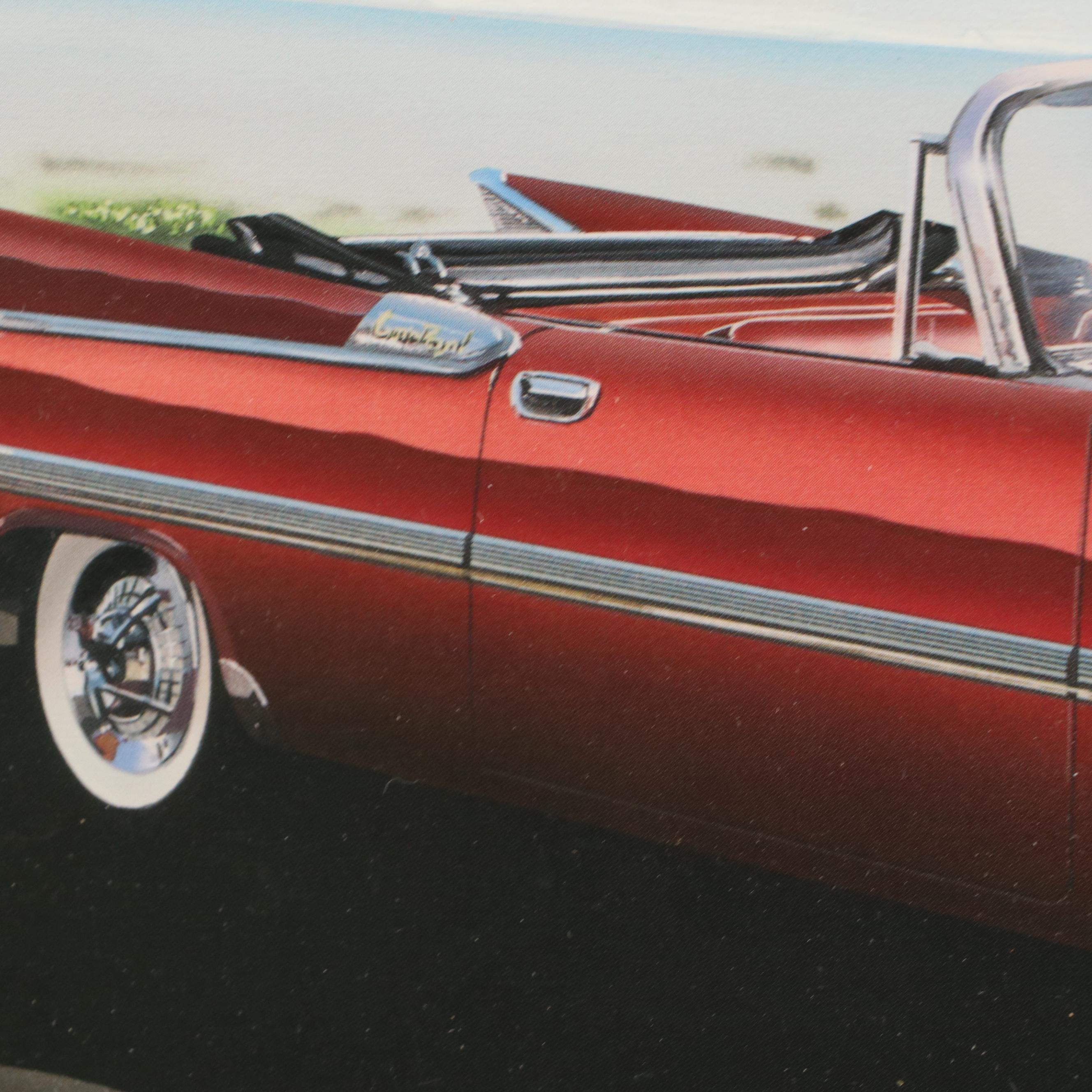Automotive Offset Lithographs Including "1957 Plymouth"