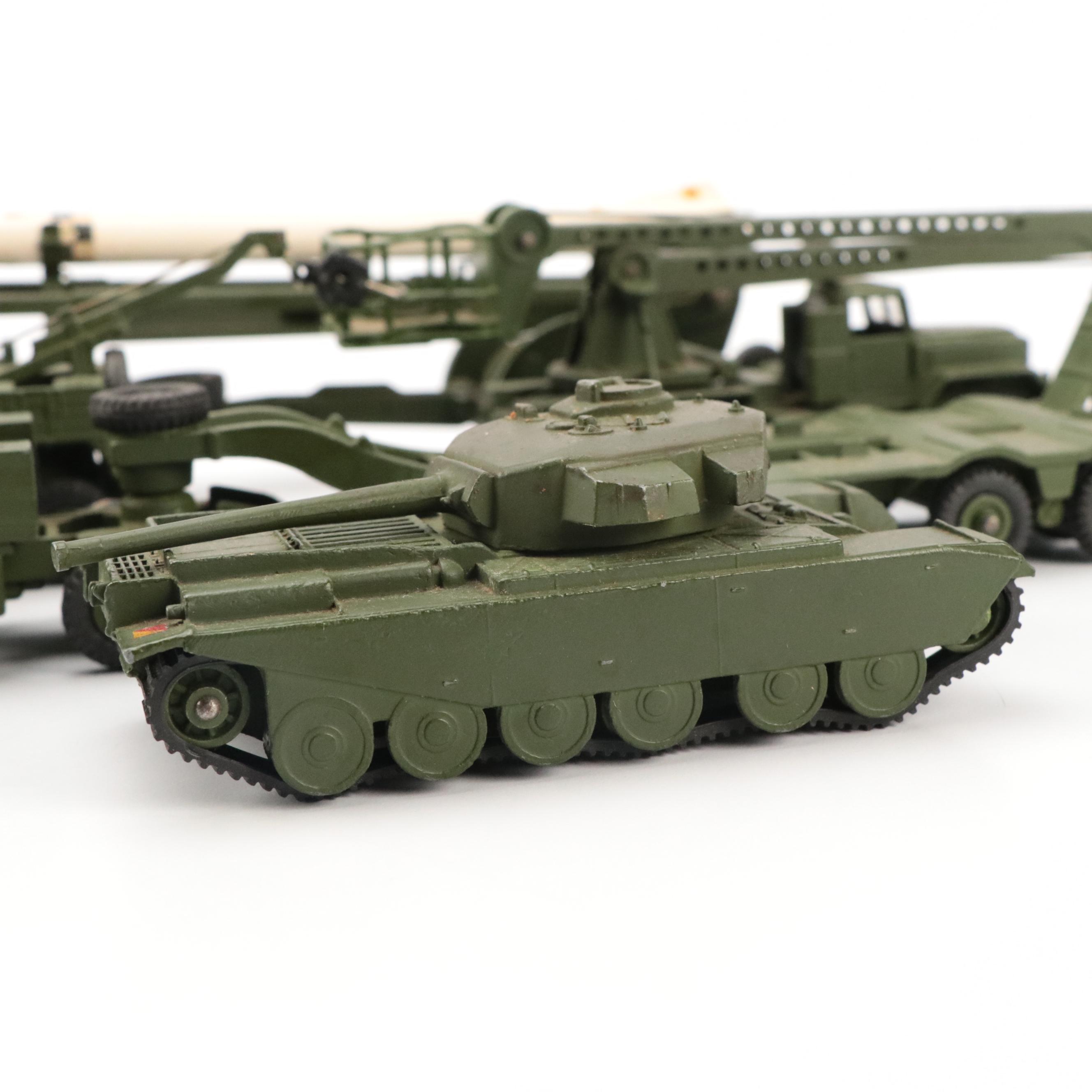 Meccano Dinky Toys "Thornycroft Mighty Antar" and More Military Vehicles