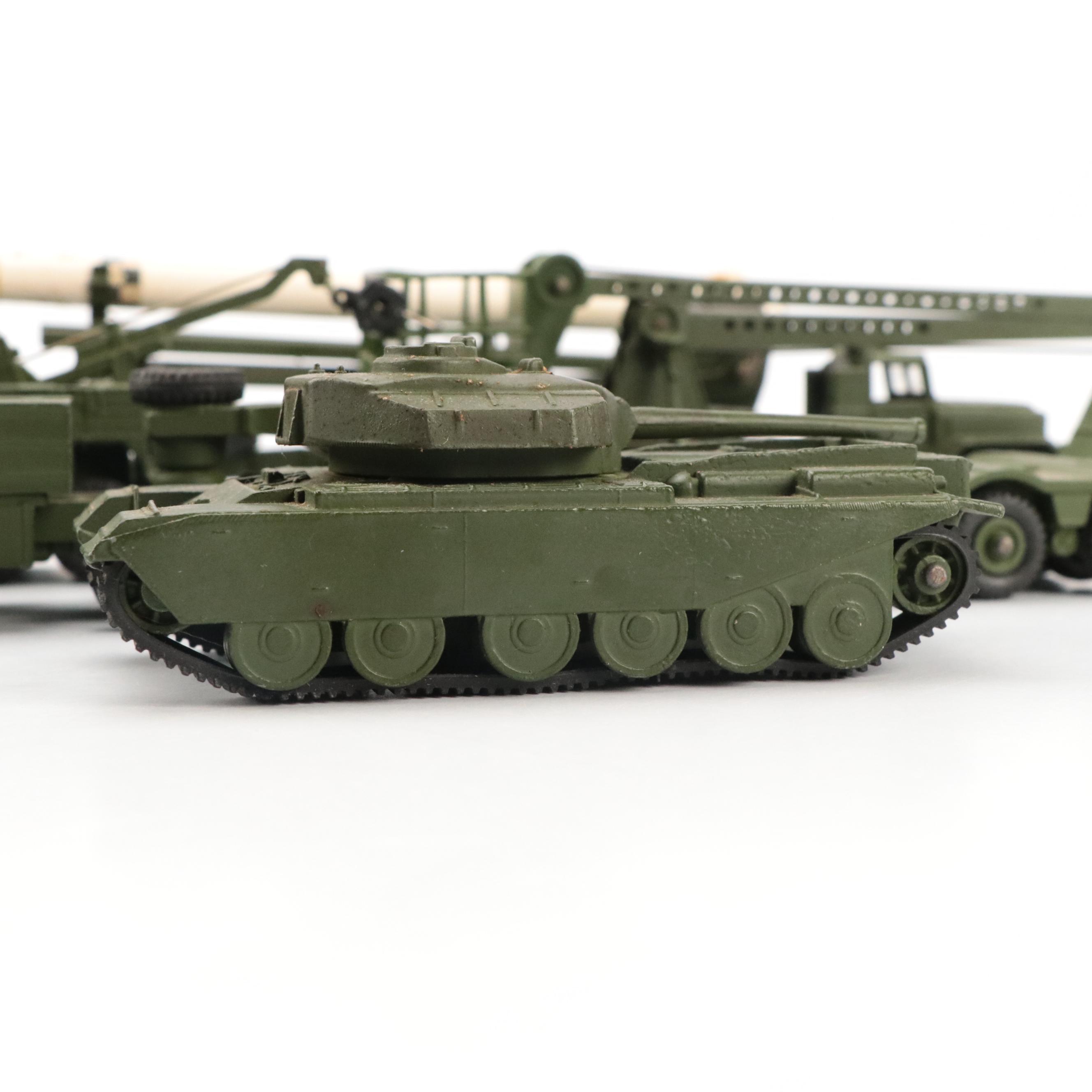 Meccano Dinky Toys "Thornycroft Mighty Antar" and More Military Vehicles