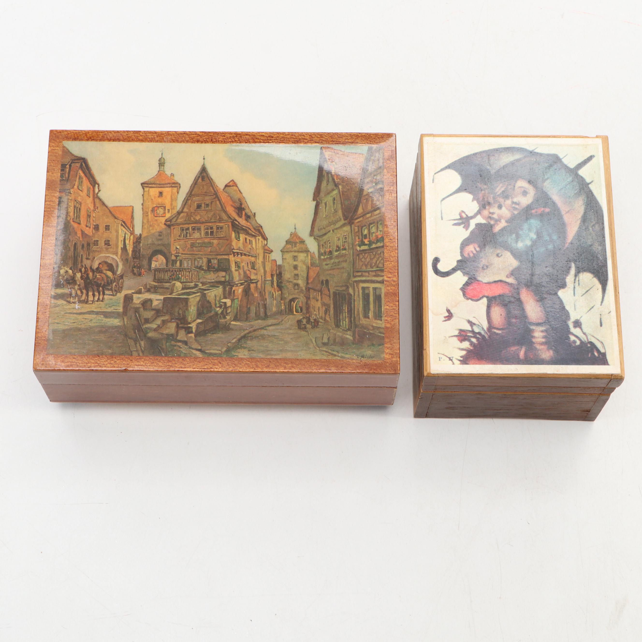 Gueissaz-Jaccard "Waltz of the Emperor" Music Box and More Boxes