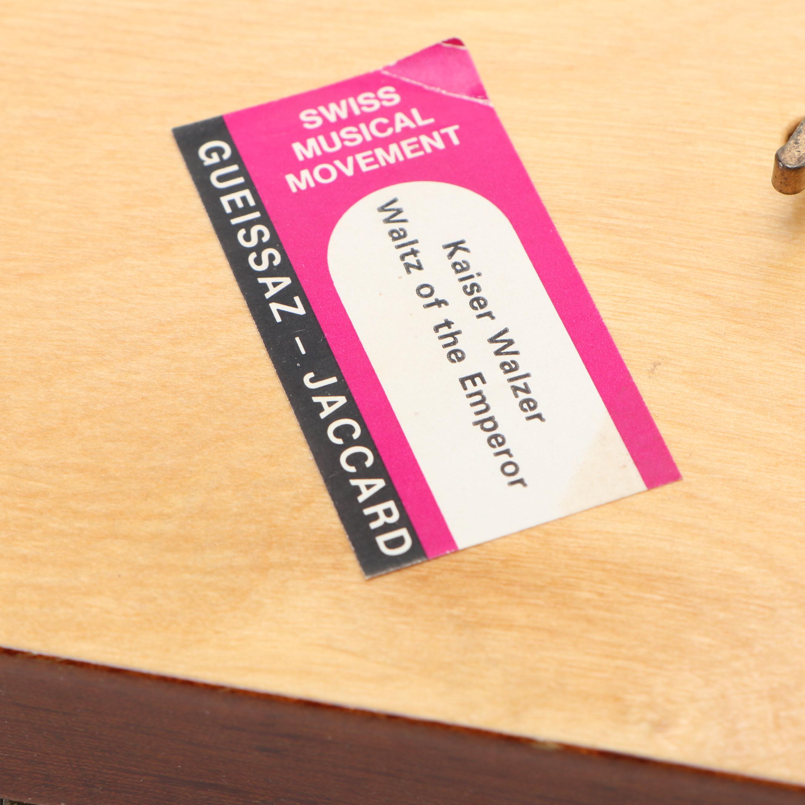 Gueissaz-Jaccard "Waltz of the Emperor" Music Box and More Boxes