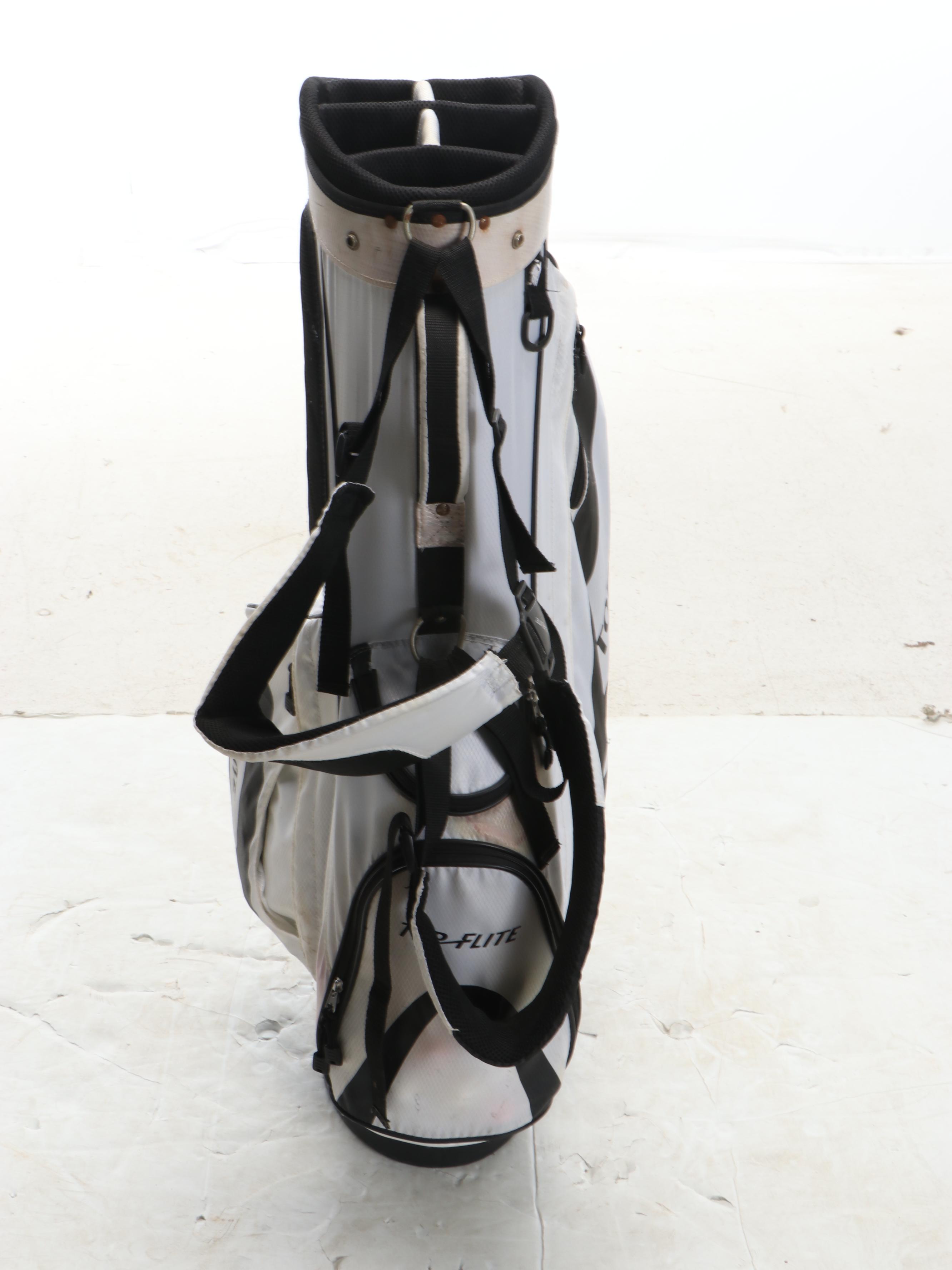 Callaway Razr X Driver, Top Flite 431 Stainless Aero Irons with Golf Bag & Cart