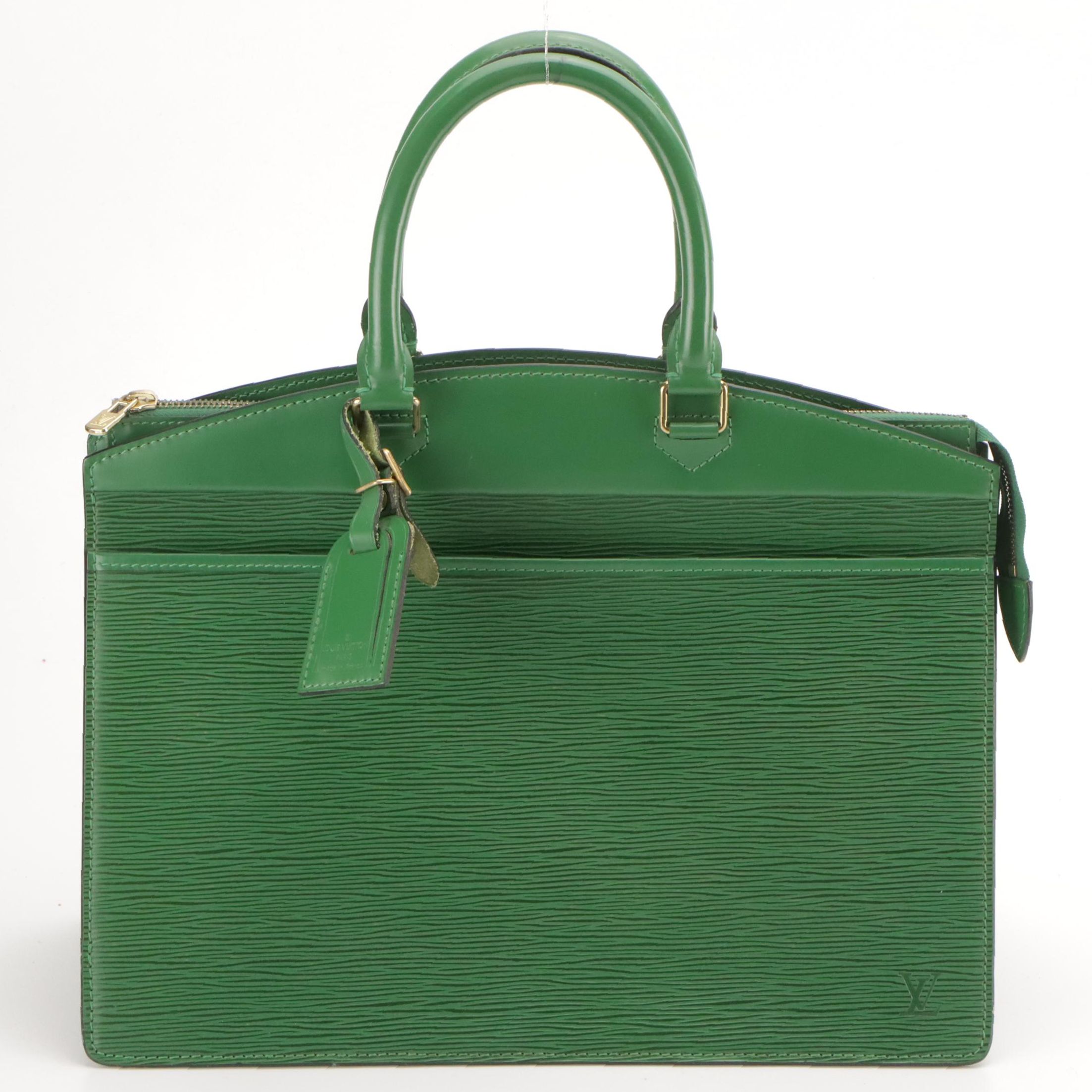 Louis Vuitton Riviera Top Handle Bag in Borneo Green Epi Leather