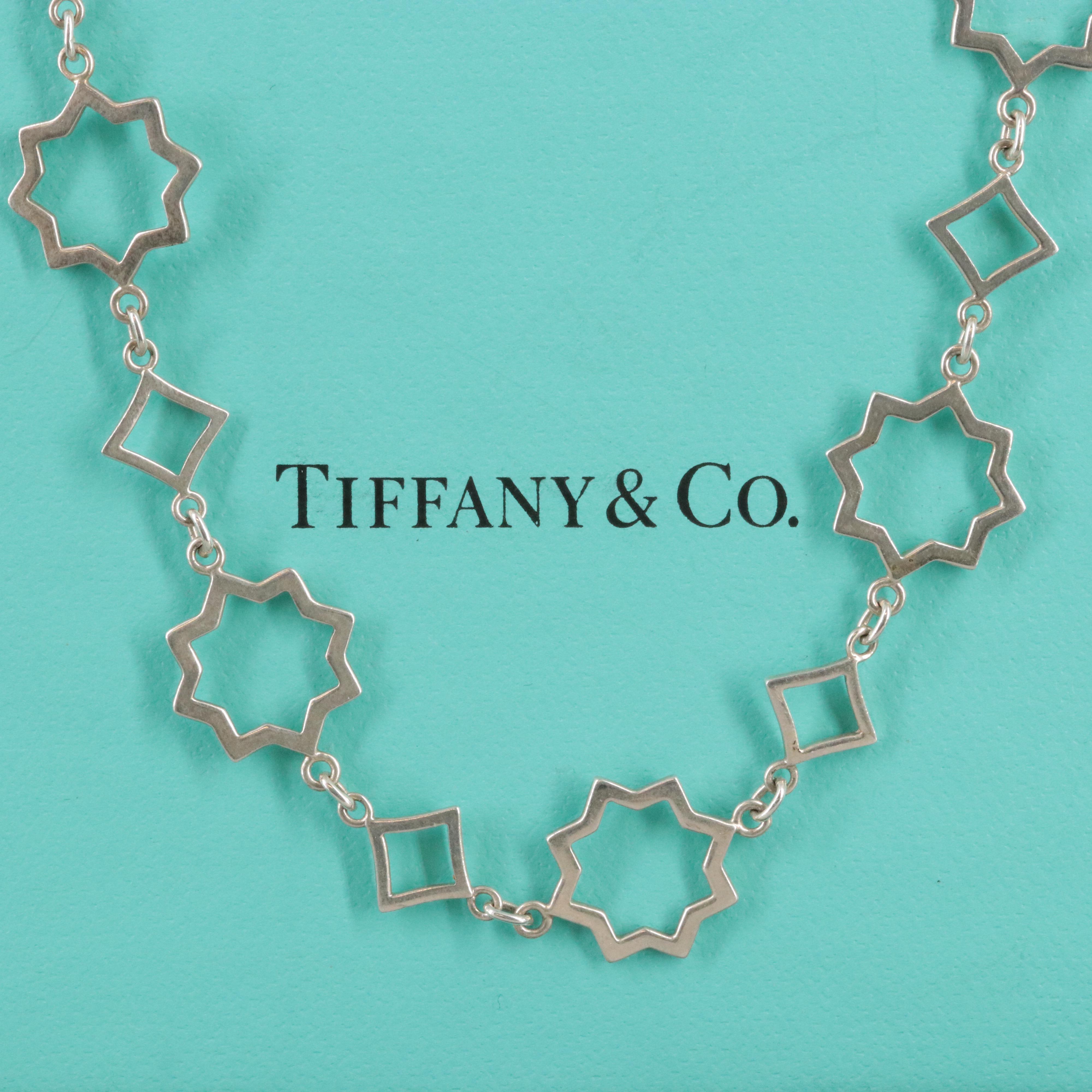 Paloma Picasso for Tiffany & Co.  Marrakech Star Sterling Necklace