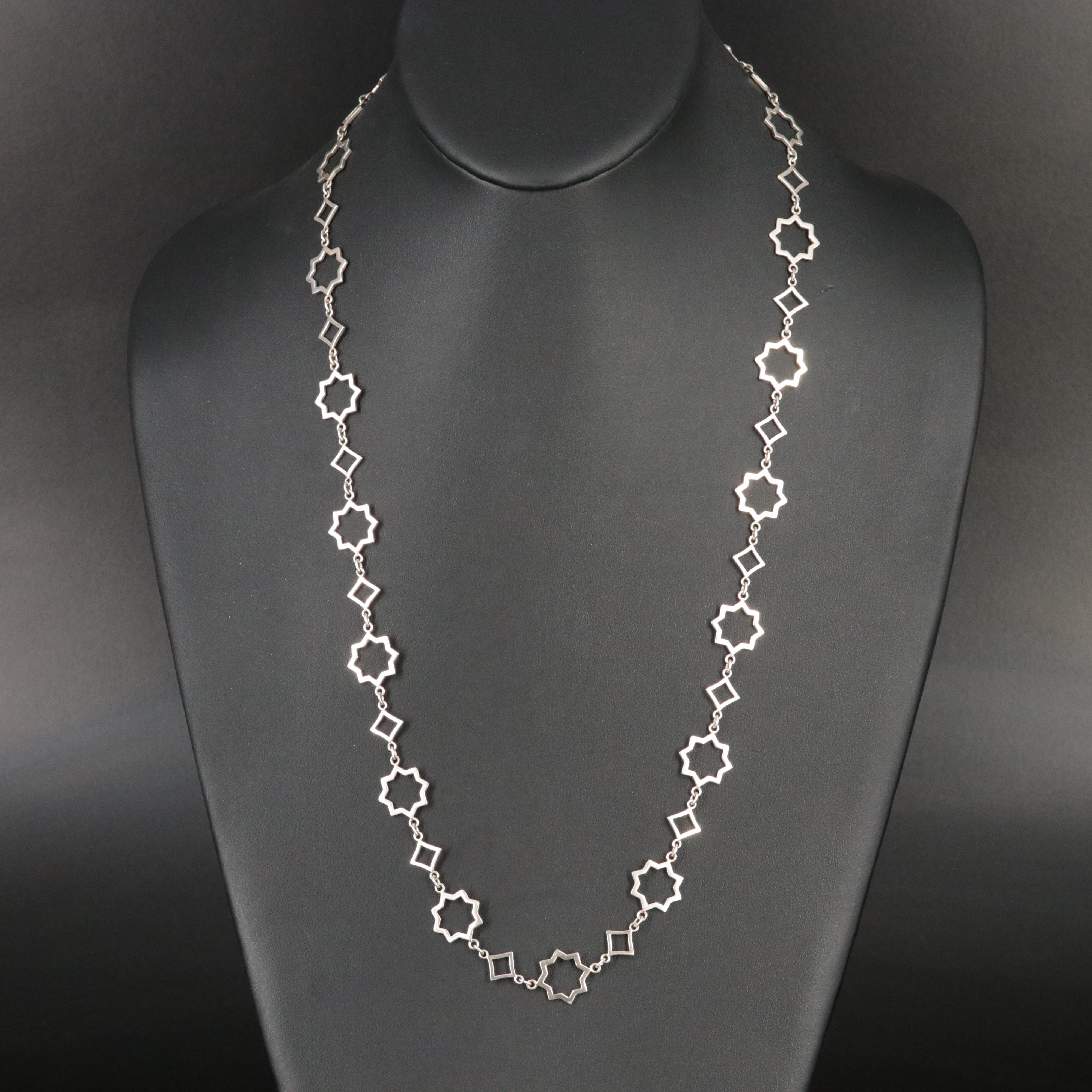 Paloma Picasso for Tiffany & Co.  Marrakech Star Sterling Necklace