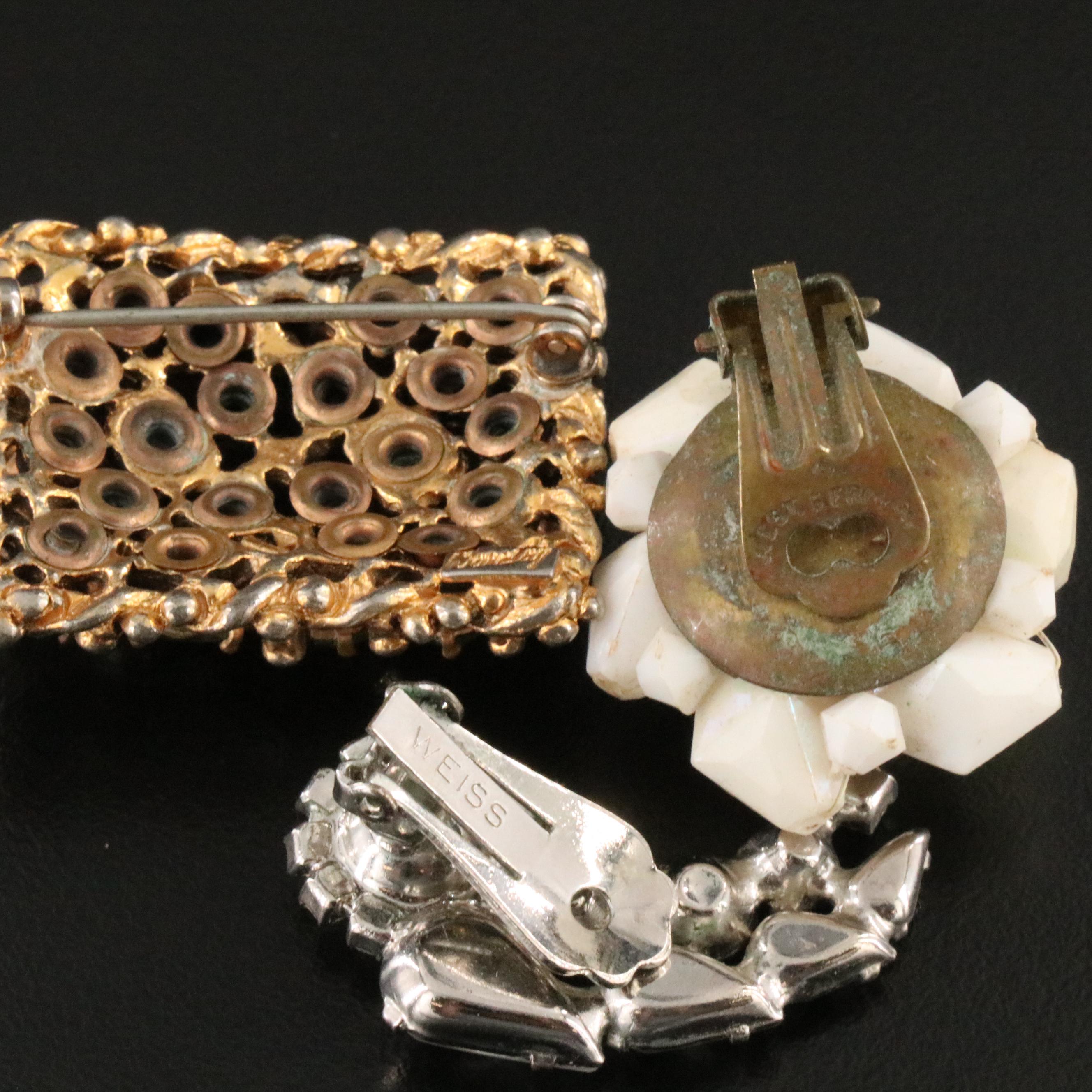 Weiss, Barclay and Russian Portrait Brooch Featured Vintage Jewelry Collection