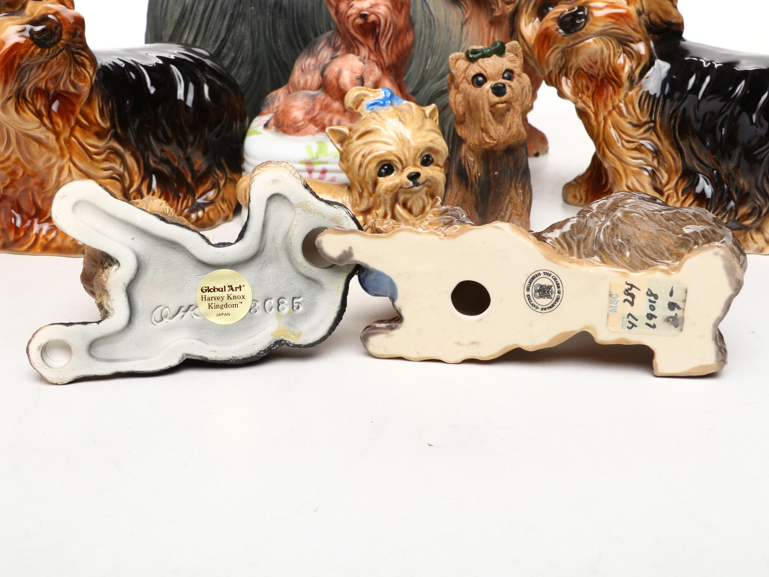 Goebel with Other Yorkshire Terrier Porcelain Figurines and Décor