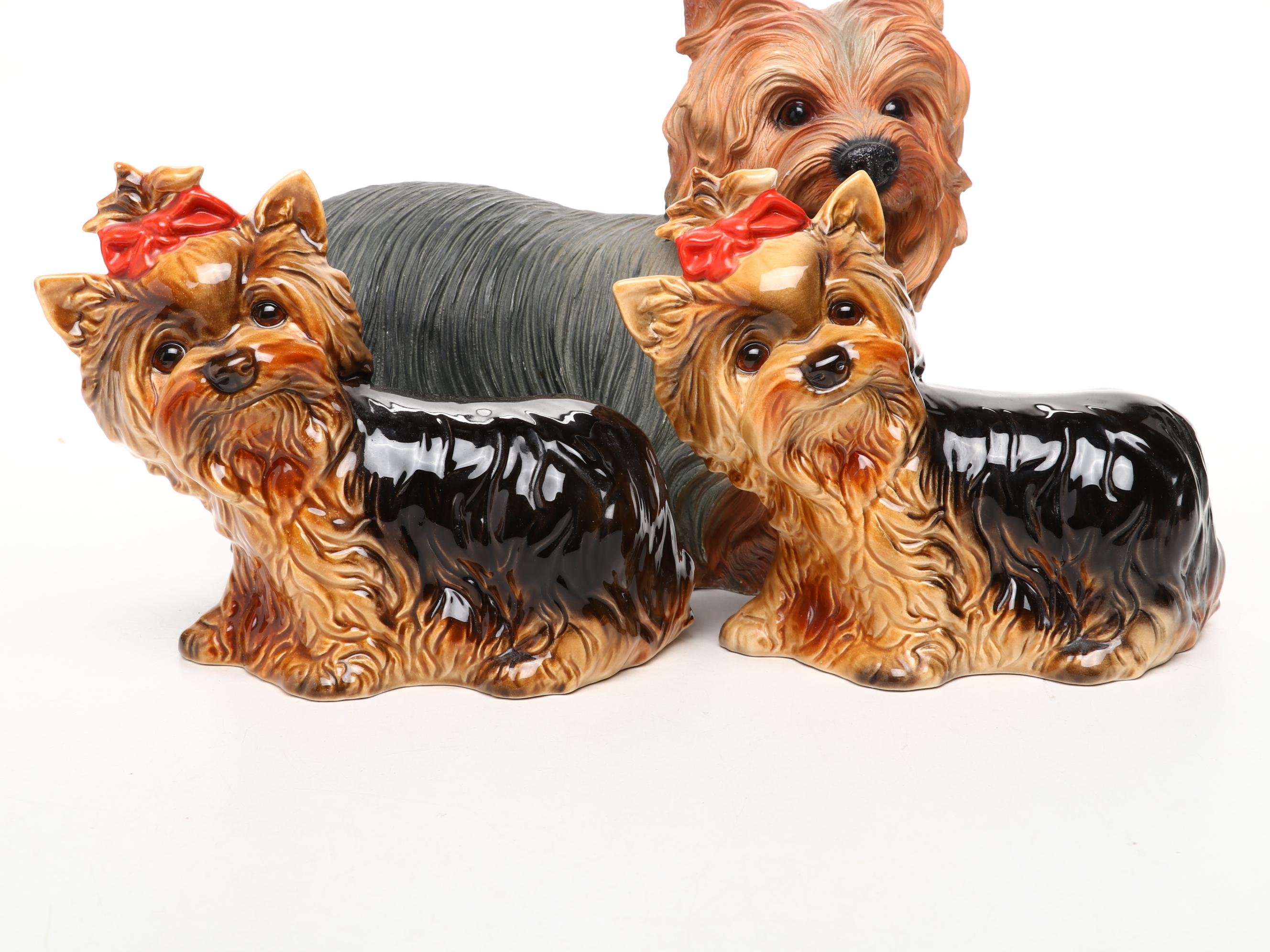 Goebel with Other Yorkshire Terrier Porcelain Figurines and Décor