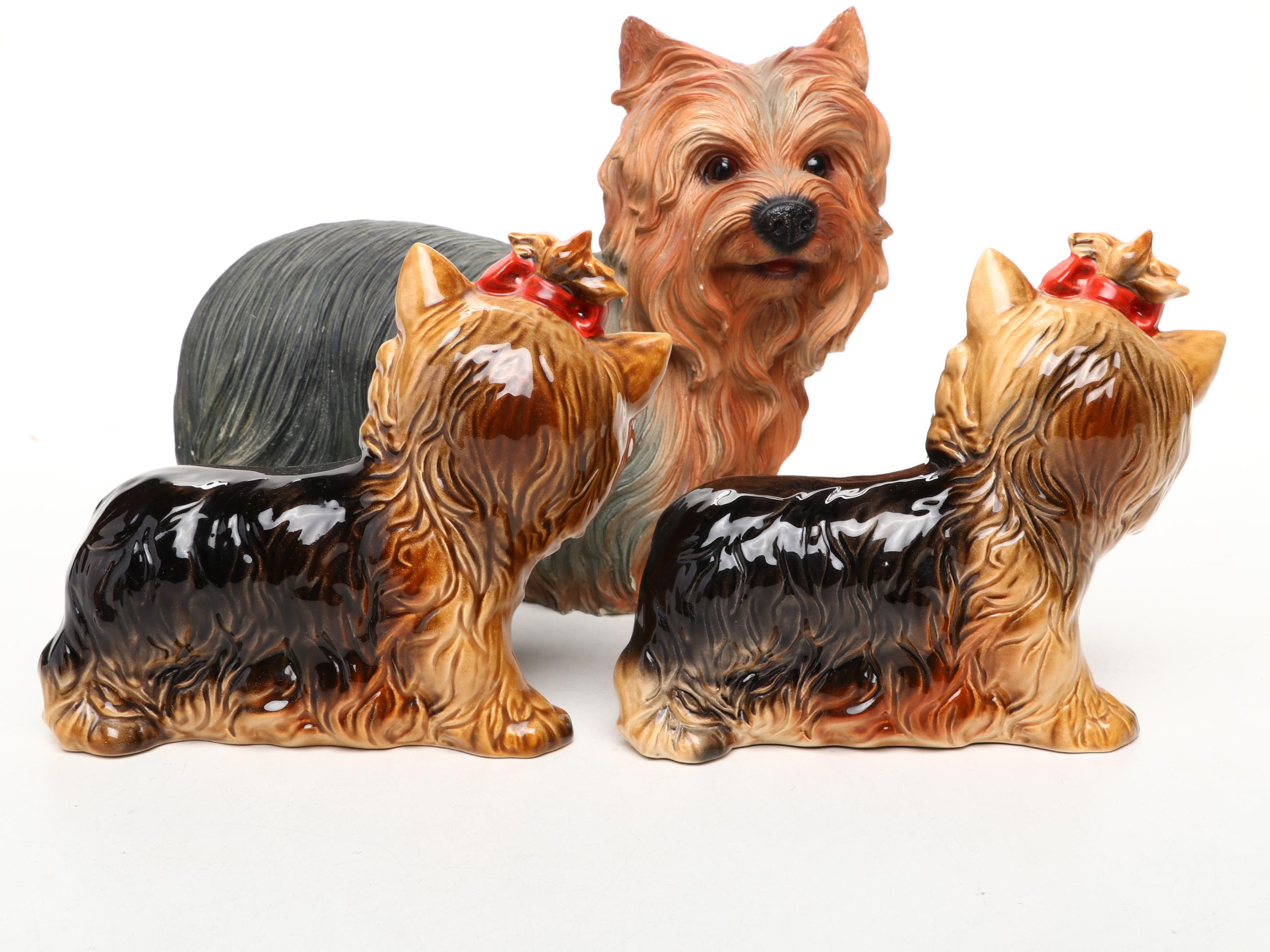 Goebel with Other Yorkshire Terrier Porcelain Figurines and Décor