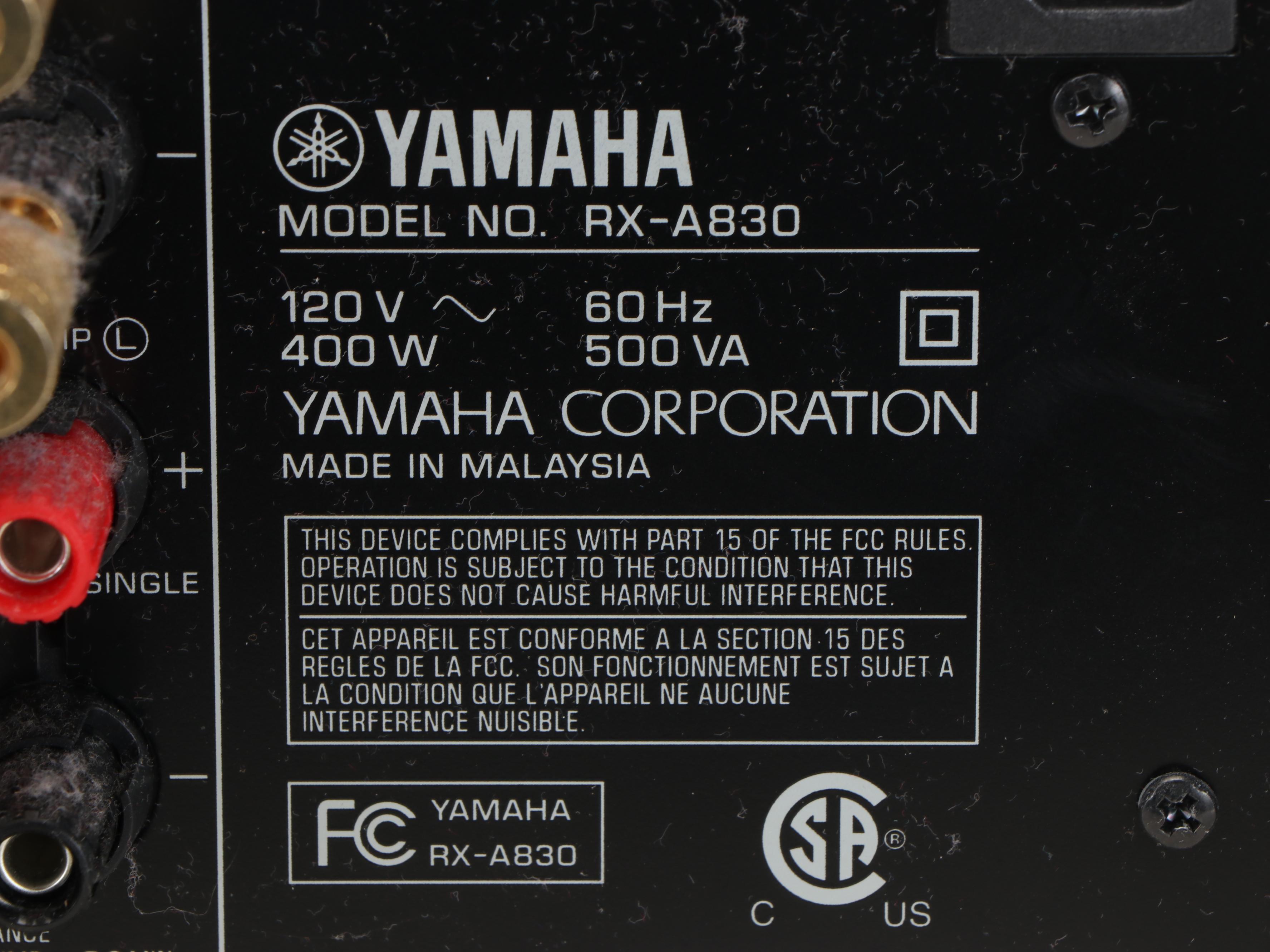 Yamaha RX-AB30 Receiver with Onkyo A/V Receiver, Episode Subwoofer and More
