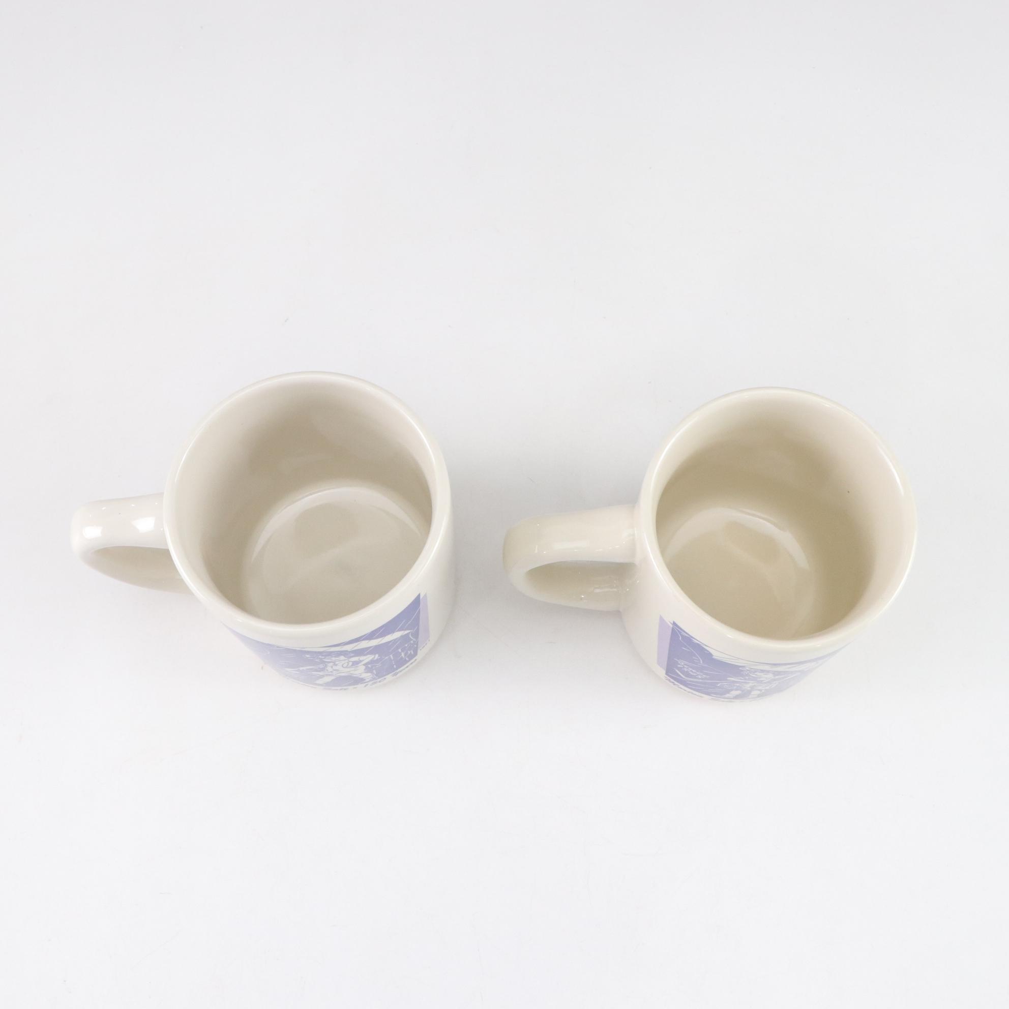 Morton Salt 150th Anniversary Commemorative Mugs