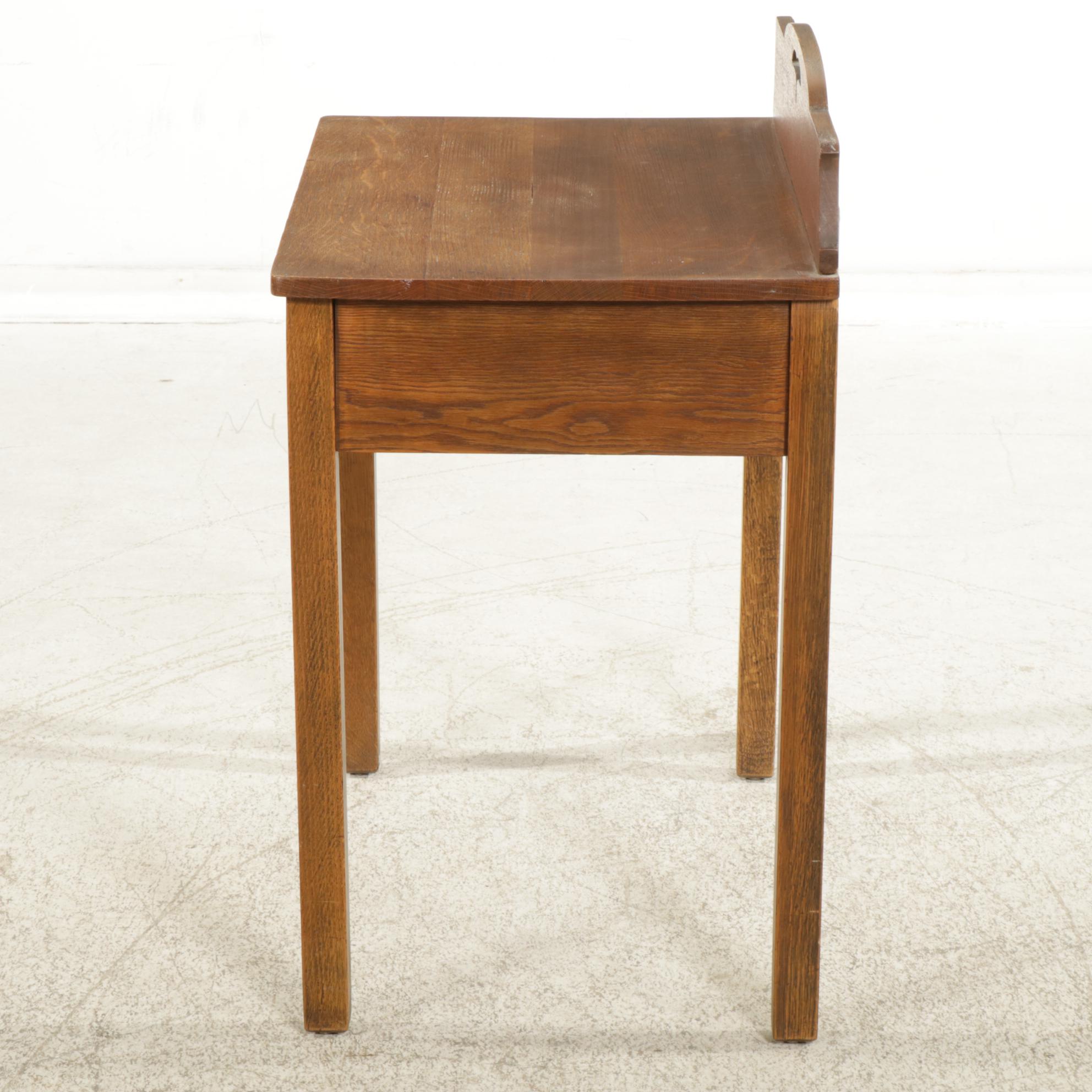 Oak Writing Desk, Early 20th Century