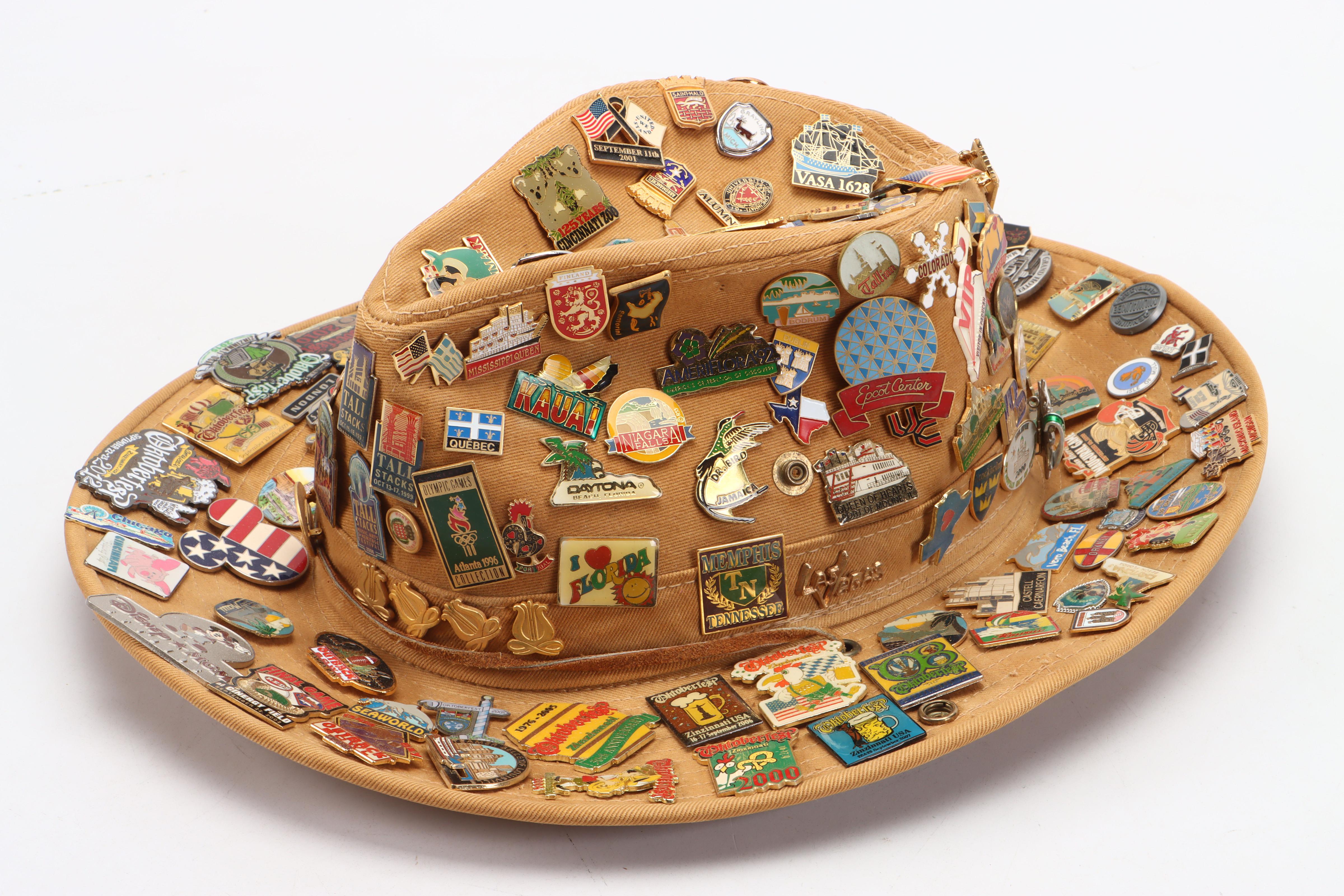 The Nature Company Hat with Enamel Pins