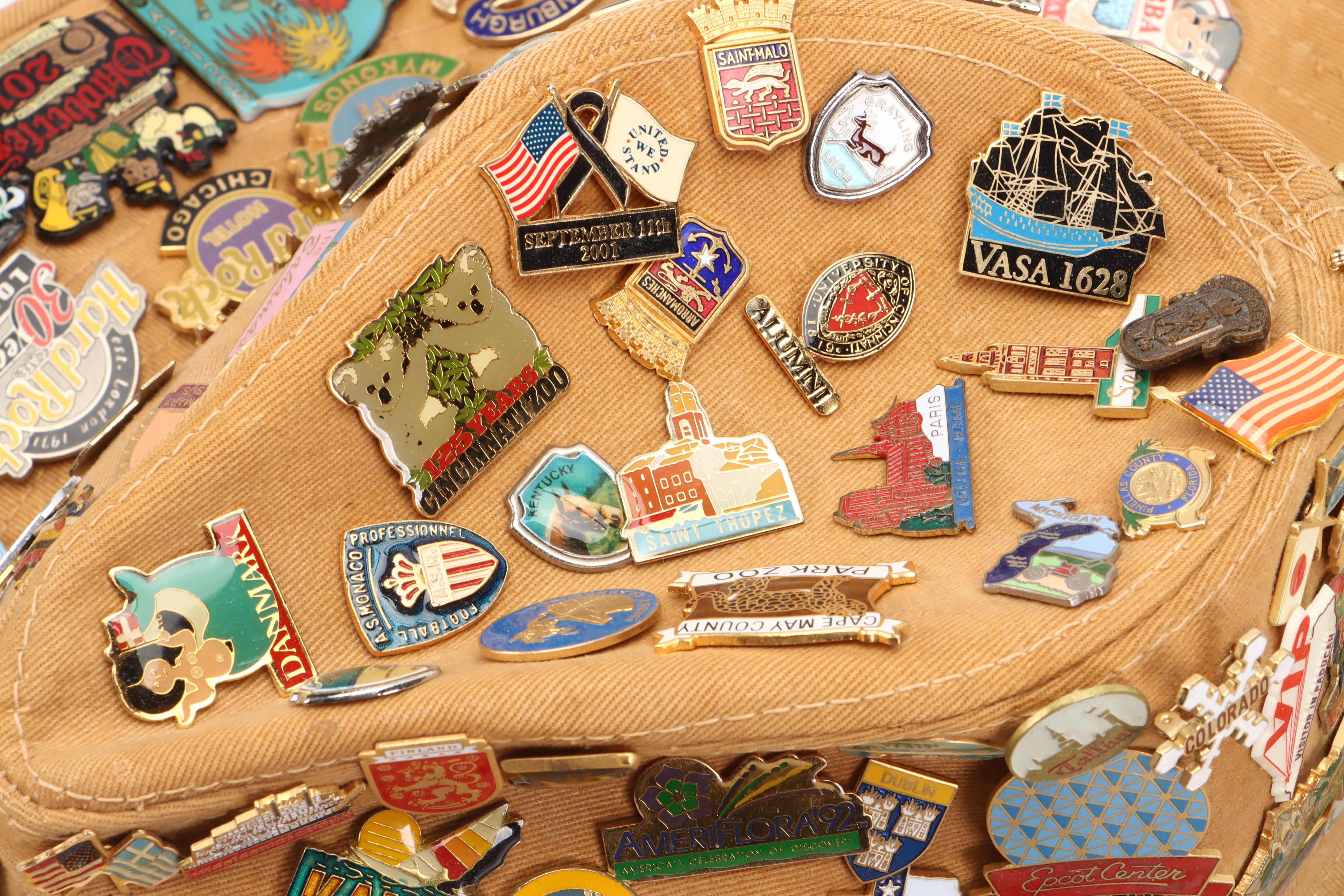 The Nature Company Hat with Enamel Pins