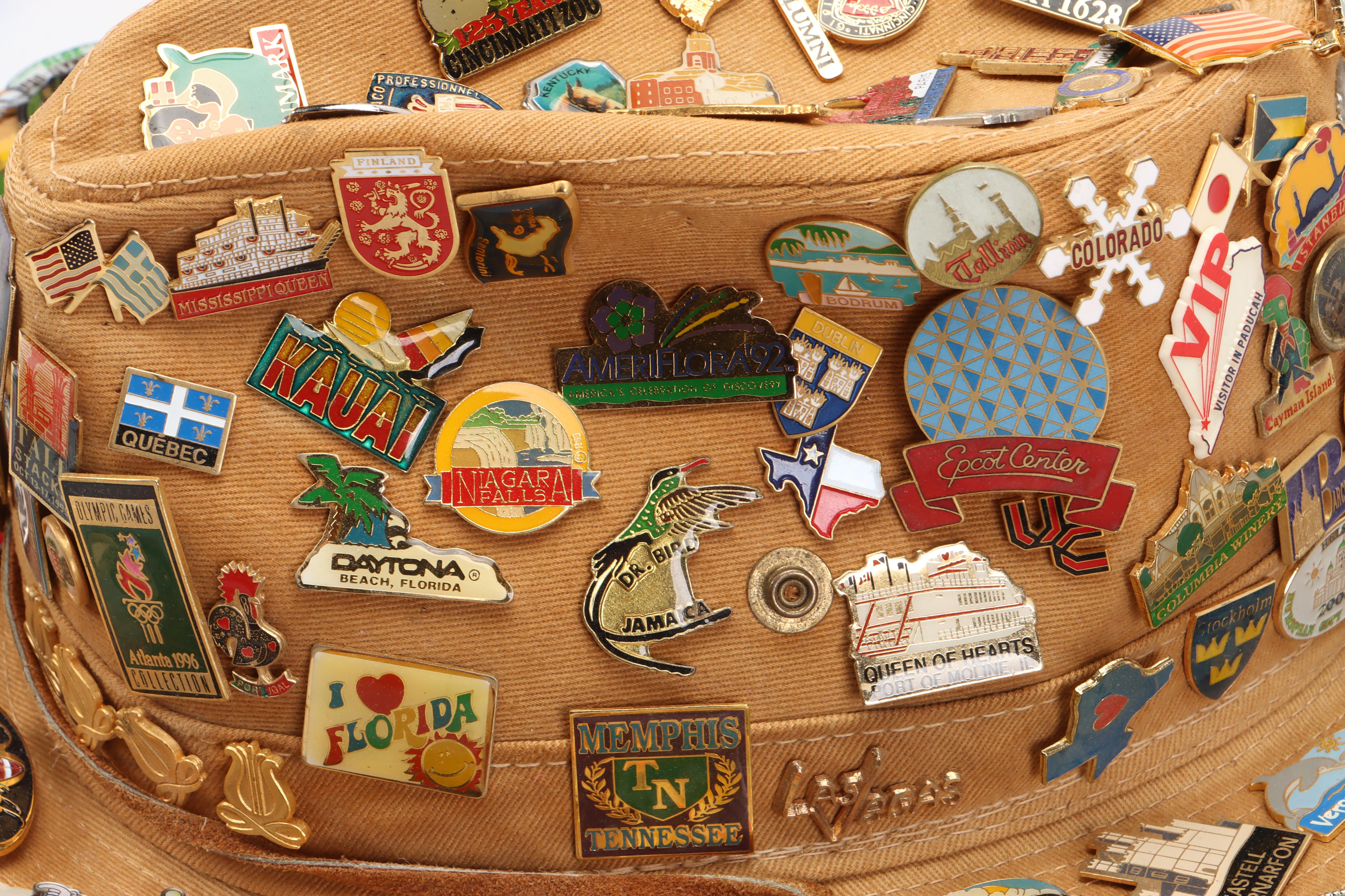 The Nature Company Hat with Enamel Pins