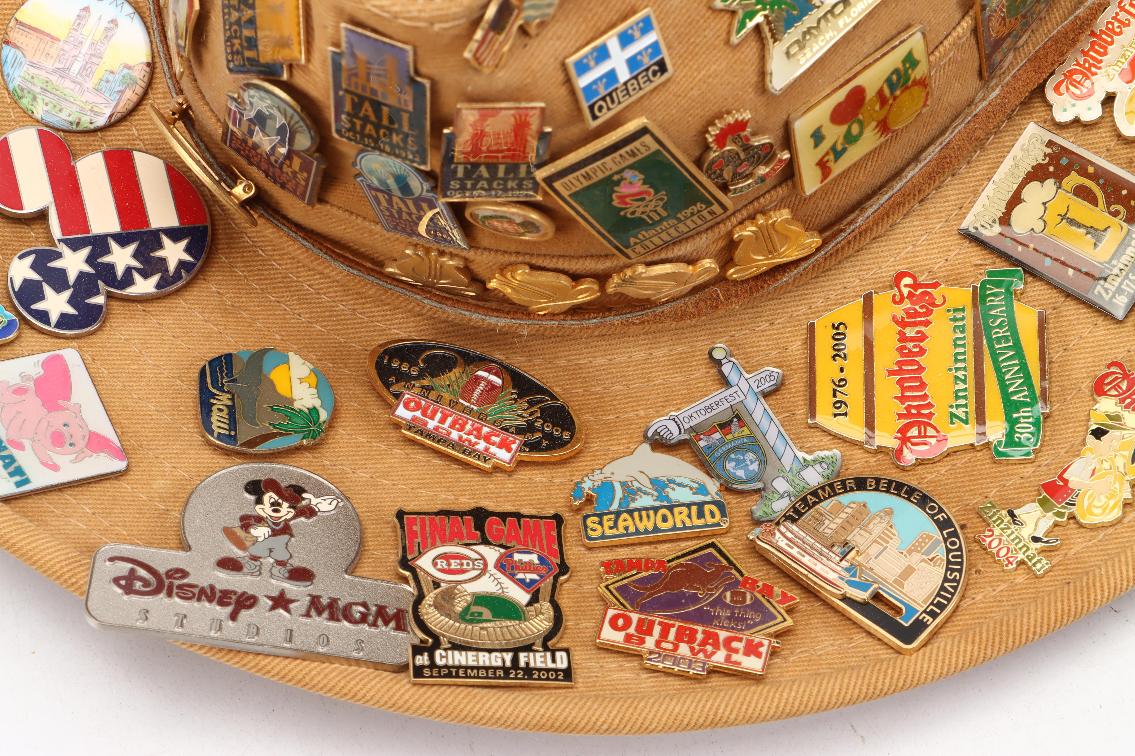 The Nature Company Hat with Enamel Pins