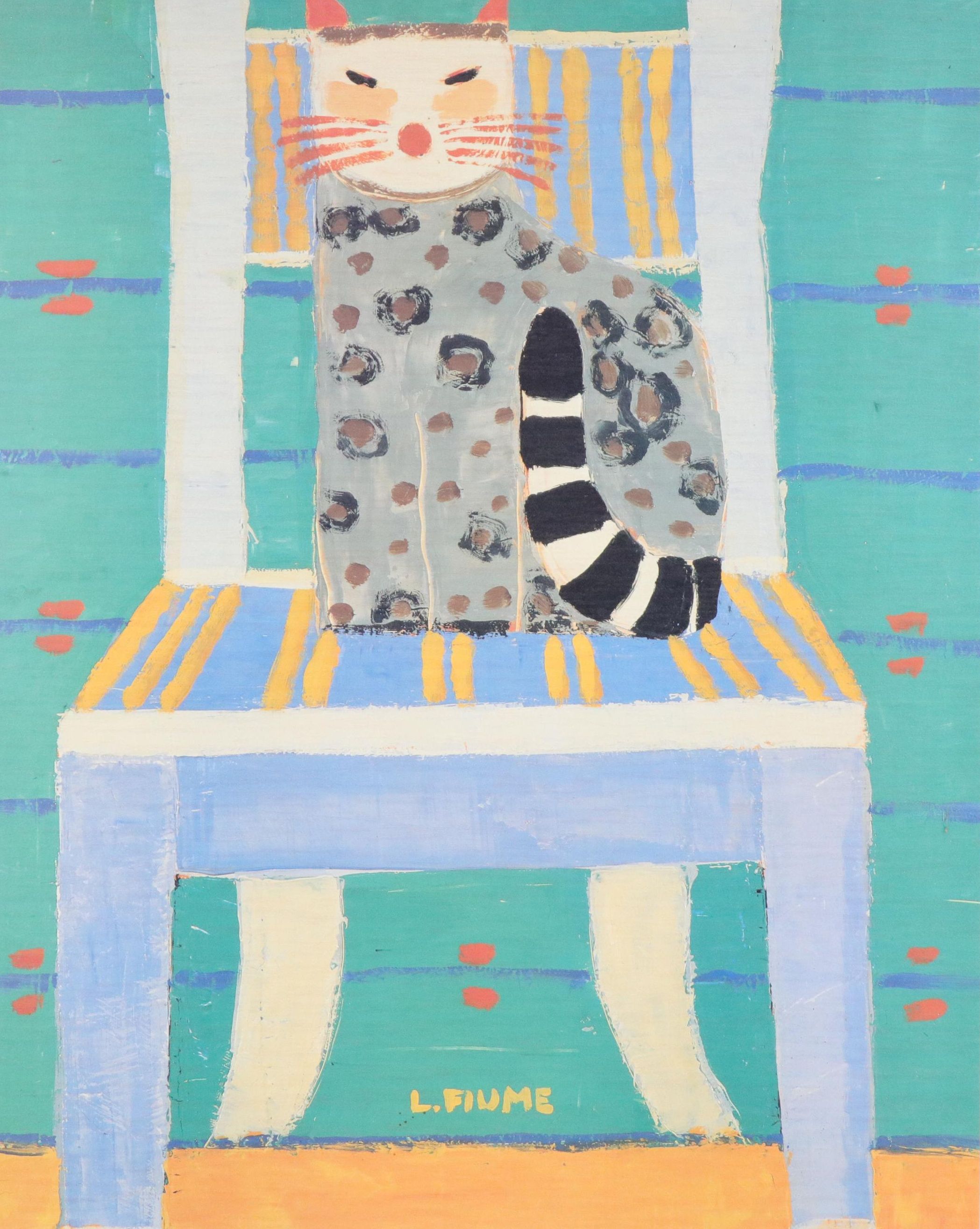 Offset Lithograph After Laura Fiume "Il compleanno di Licia"