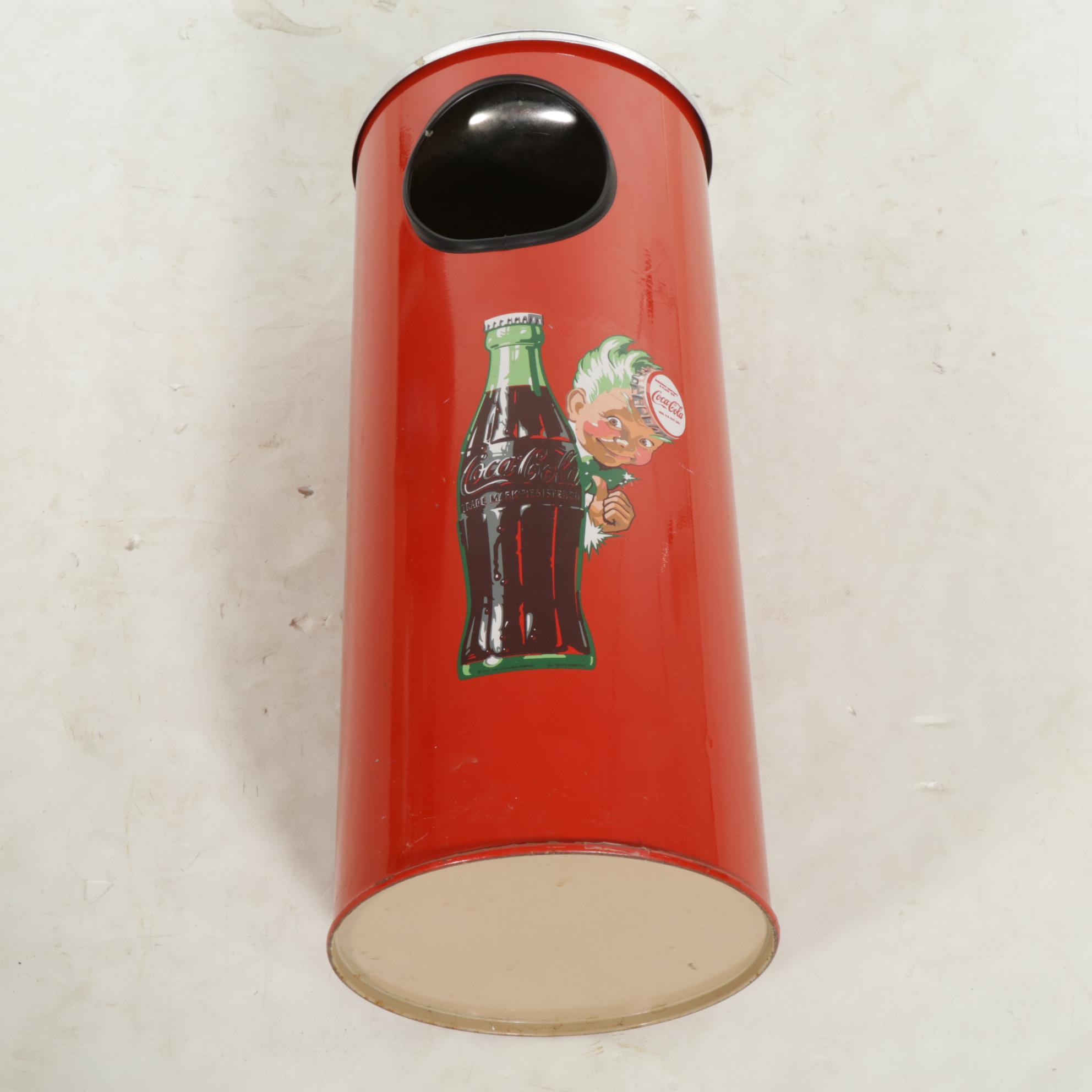 Coca-Cola Floor Standing Ashtray, Mid to Late 20th Century